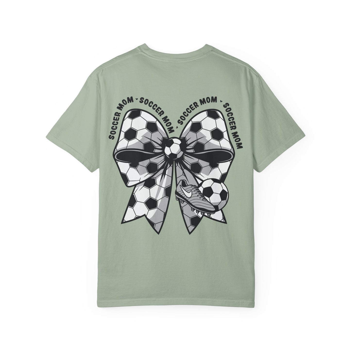 Soccer Mom T‑Shirt (Bow Soccer Design)