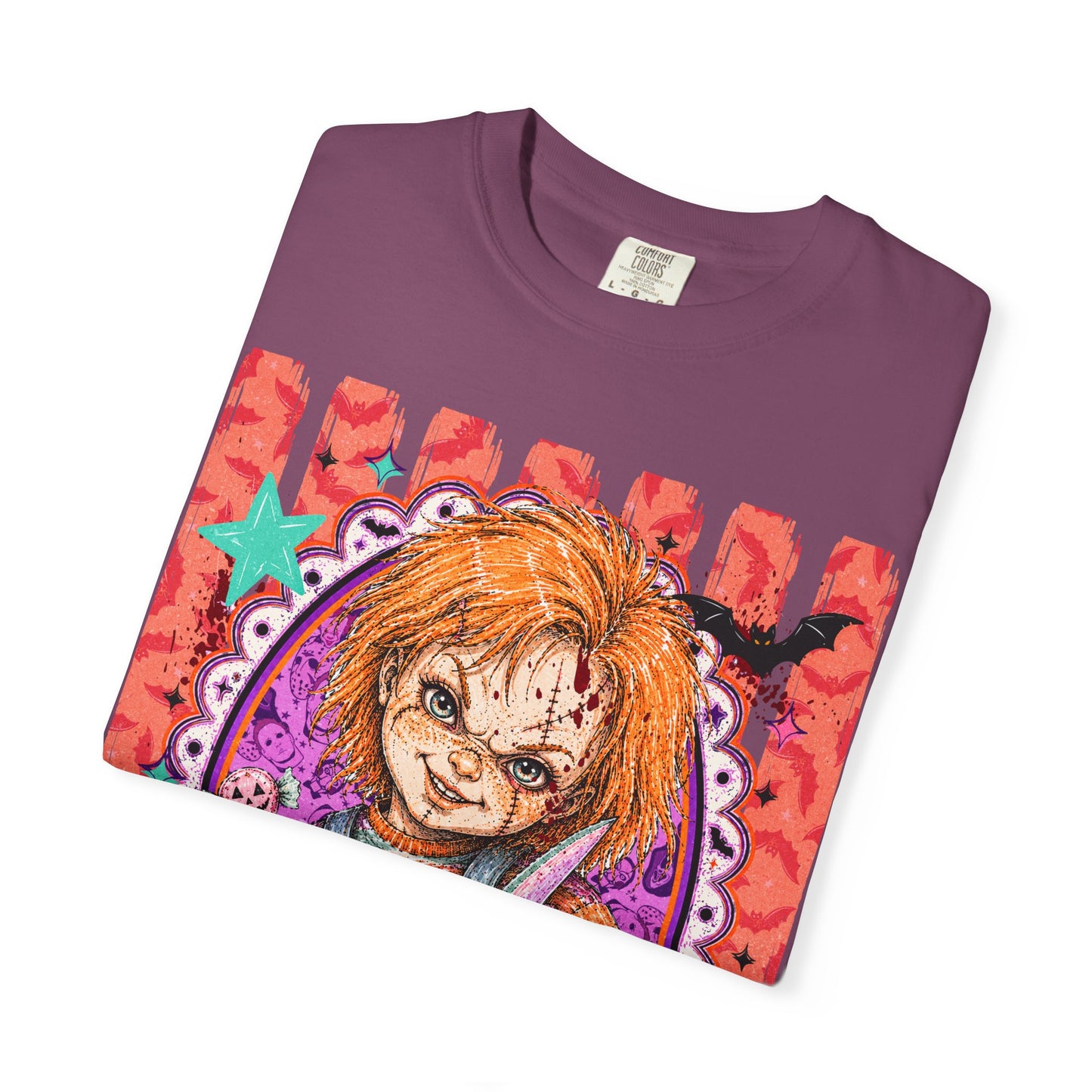 Chucky Doll Graphic T-Shirt — Retro Horror Movie Tee