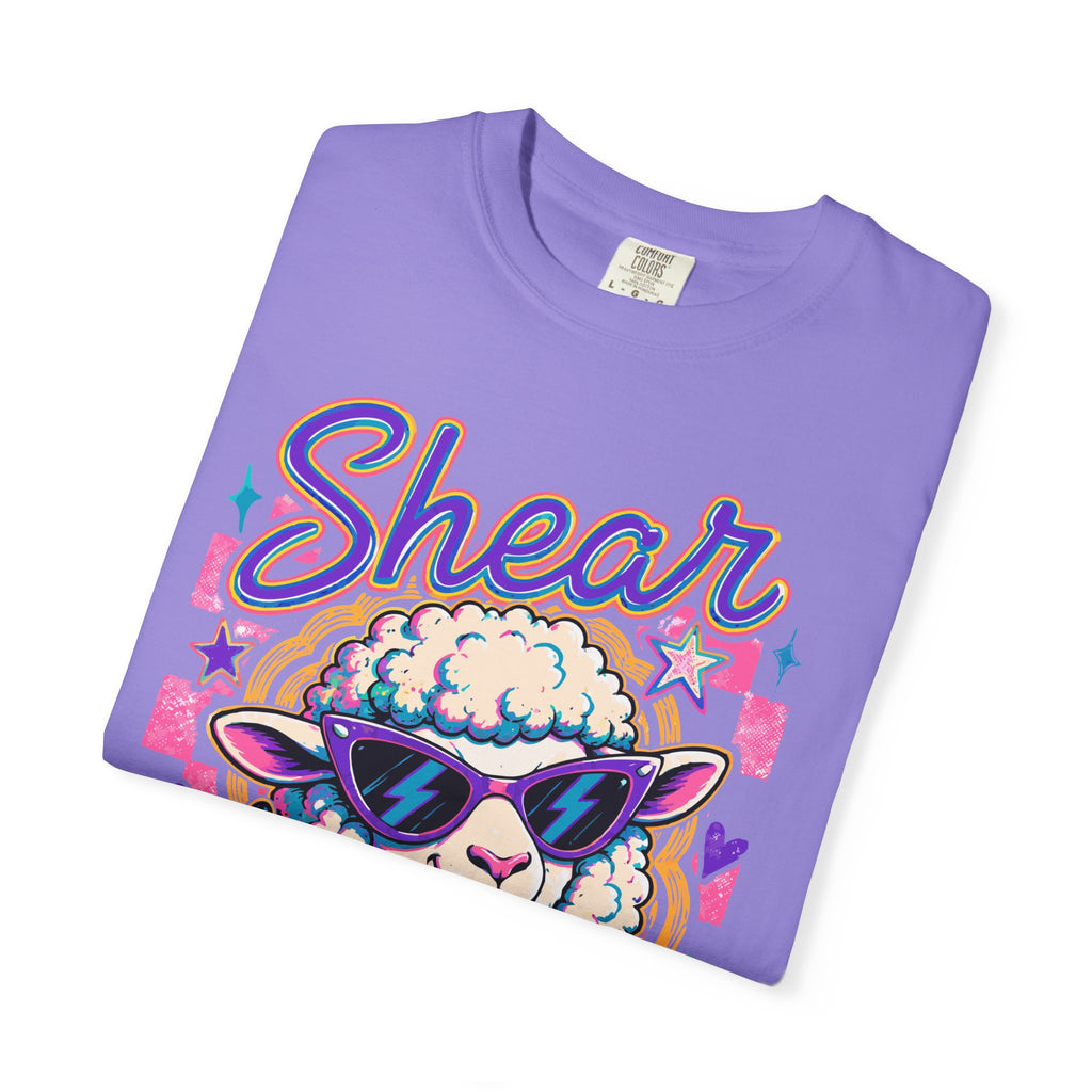 Shear Chaos Sheep Graphic T-Shirt — Cute Sunglasses Lamb Tee