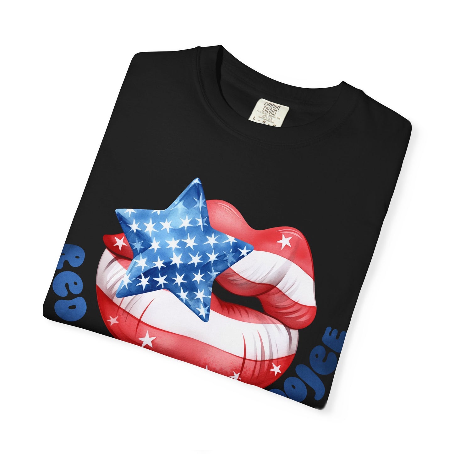 Patriotic "Red, White & Boogie" Graphic T-Shirt