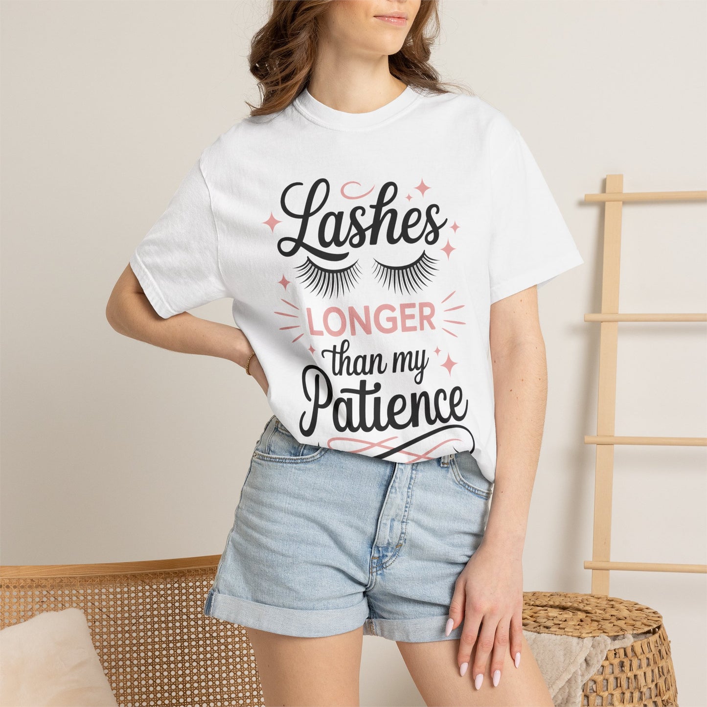 Lashes Longer Than My Patience T-shirt