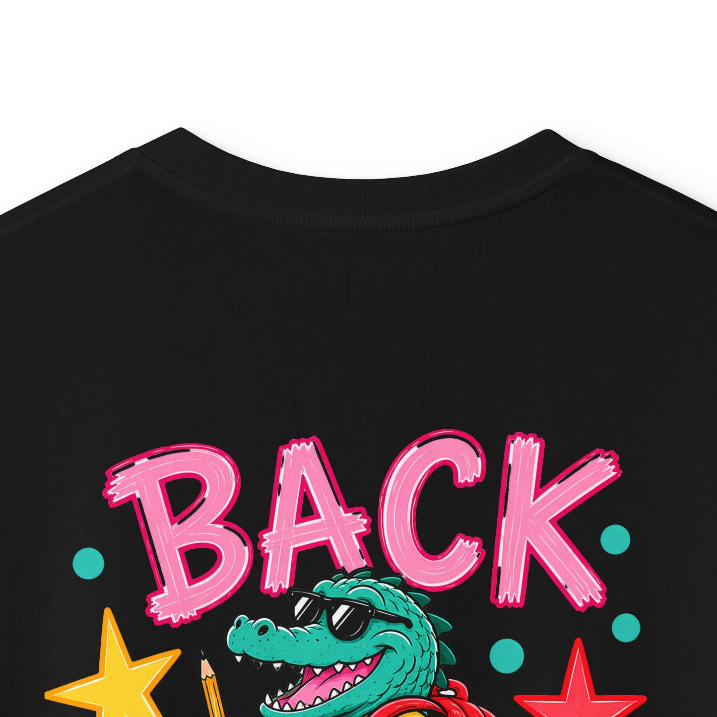Kids Tee — "Guess Who's Back / Back Again" Crocodile School Return Shirt