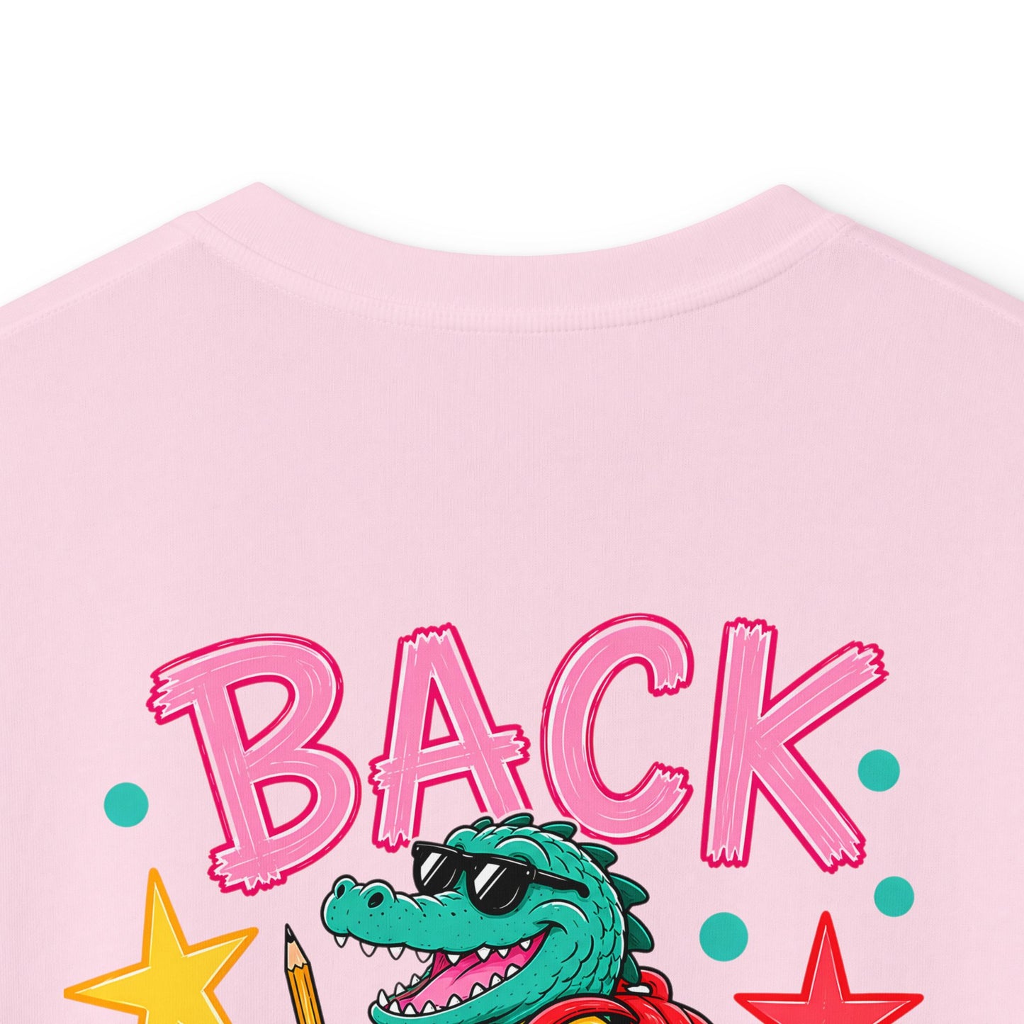 Kids Tee — "Guess Who's Back / Back Again" Crocodile School Return Shirt