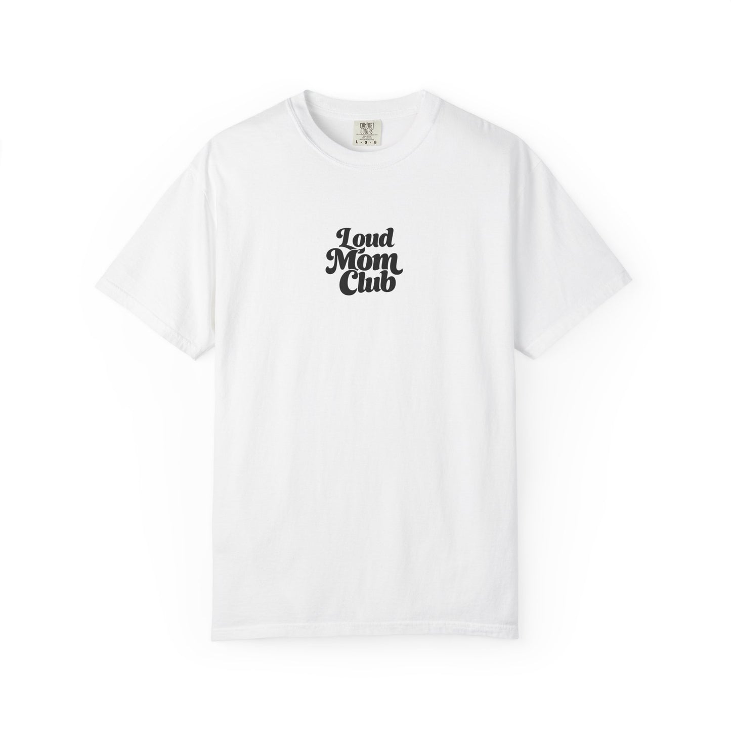 Soccer Mom T‑Shirt — "Loud Mom Club" Graphic Tee (Bow Soccer Design)