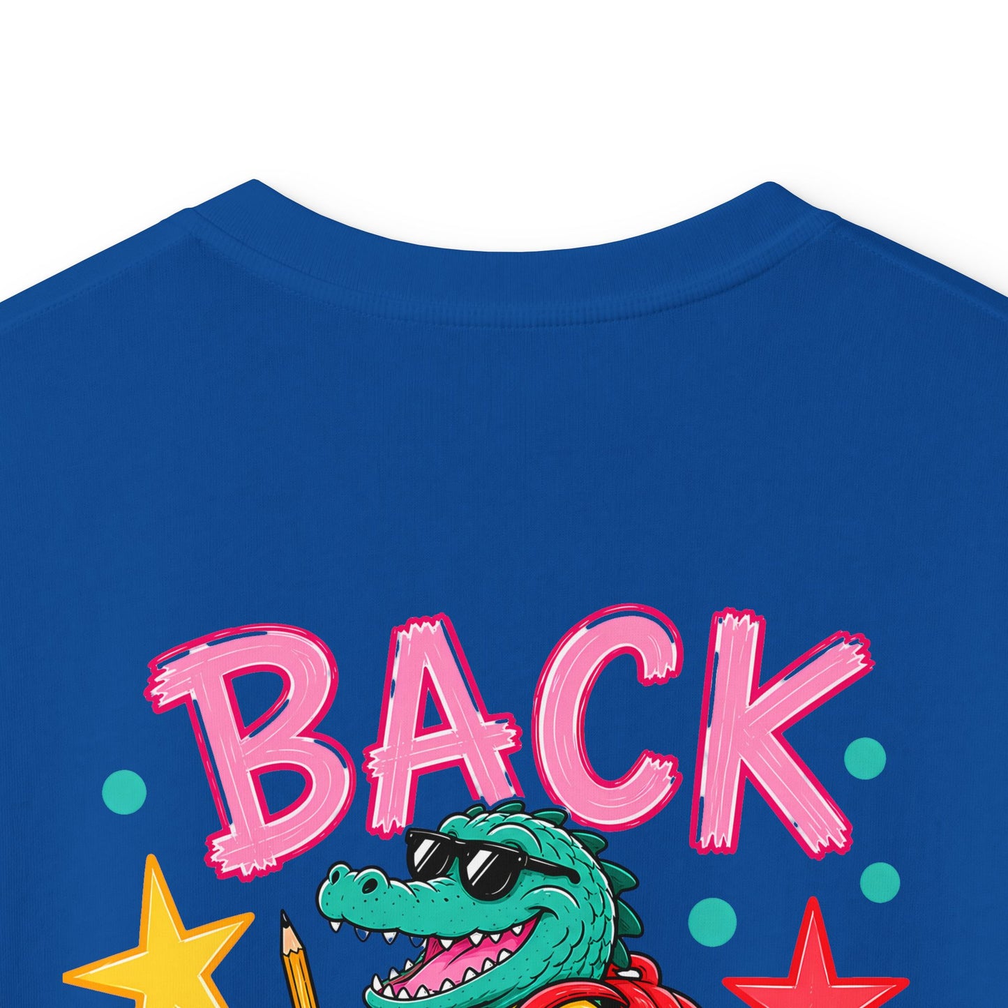 Kids Tee — "Guess Who's Back / Back Again" Crocodile School Return Shirt