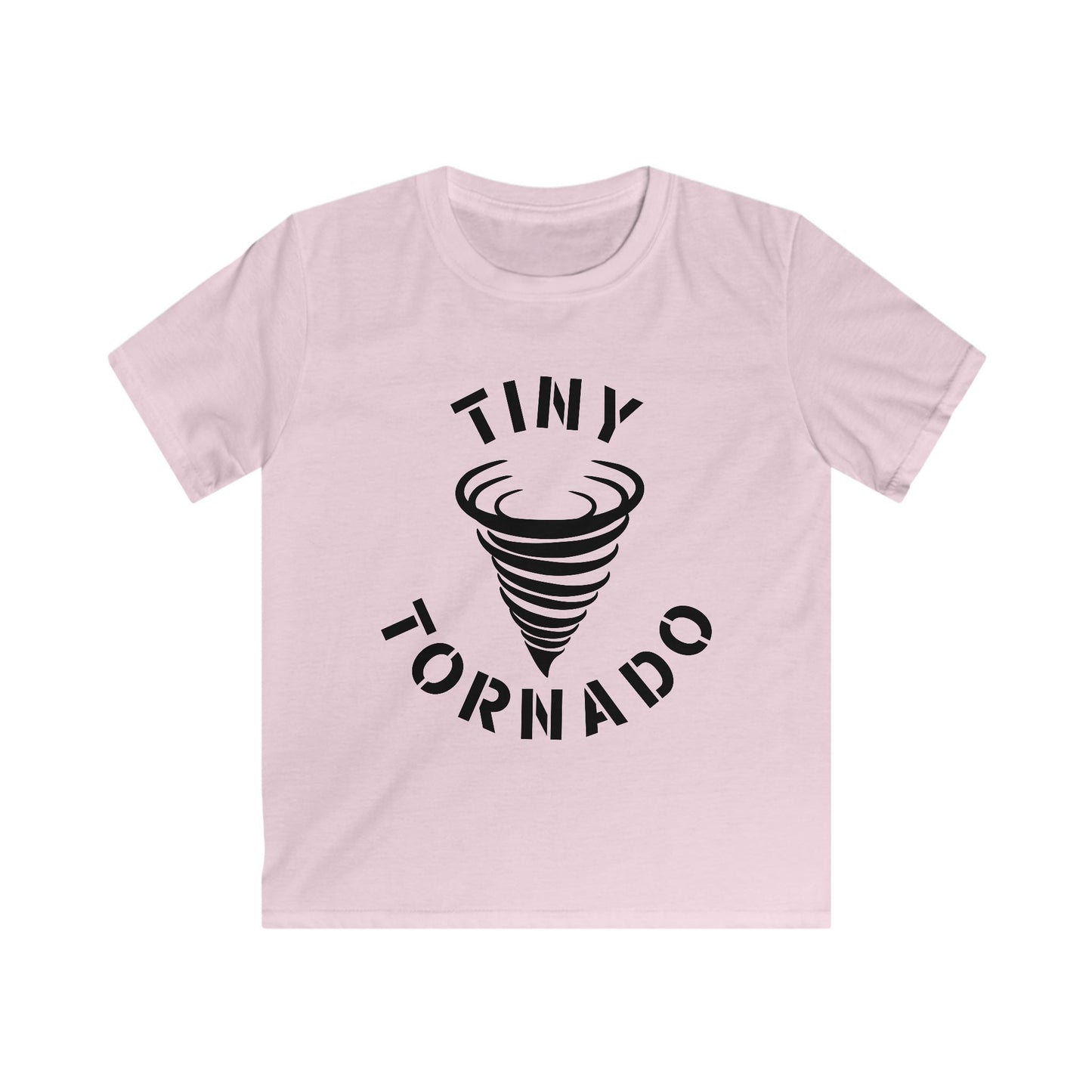 Tiny Tornado Kids T‑Shirt — Cute Storm Graphic Tee for Toddlers & Little Kids