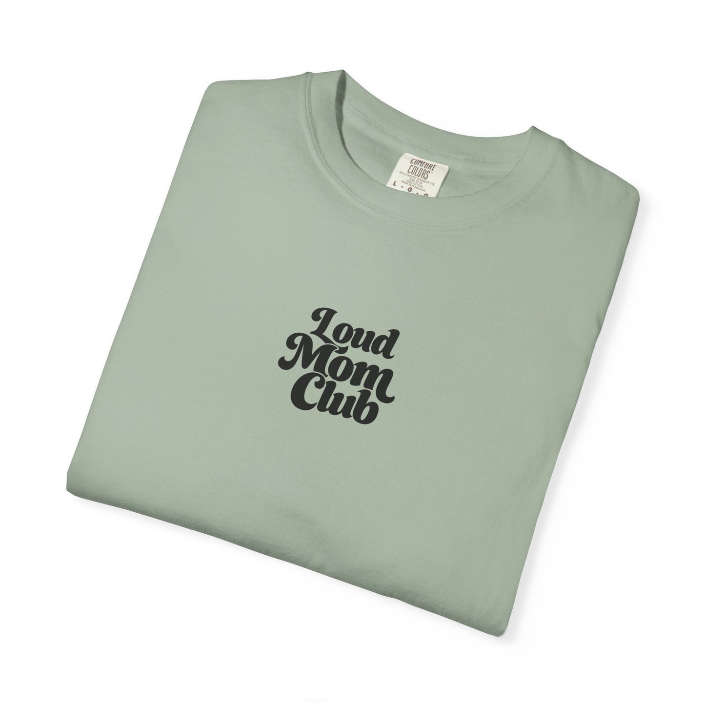 Soccer Mom T‑Shirt — "Loud Mom Club" Back Bow Graphic