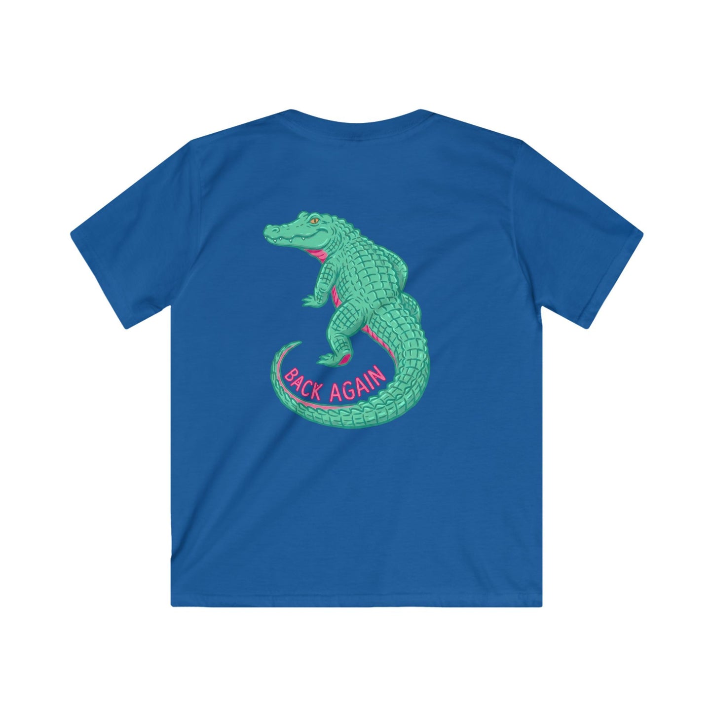 Kids Tee — 'Guess Who's Back' Crocodile Graphic Shirt