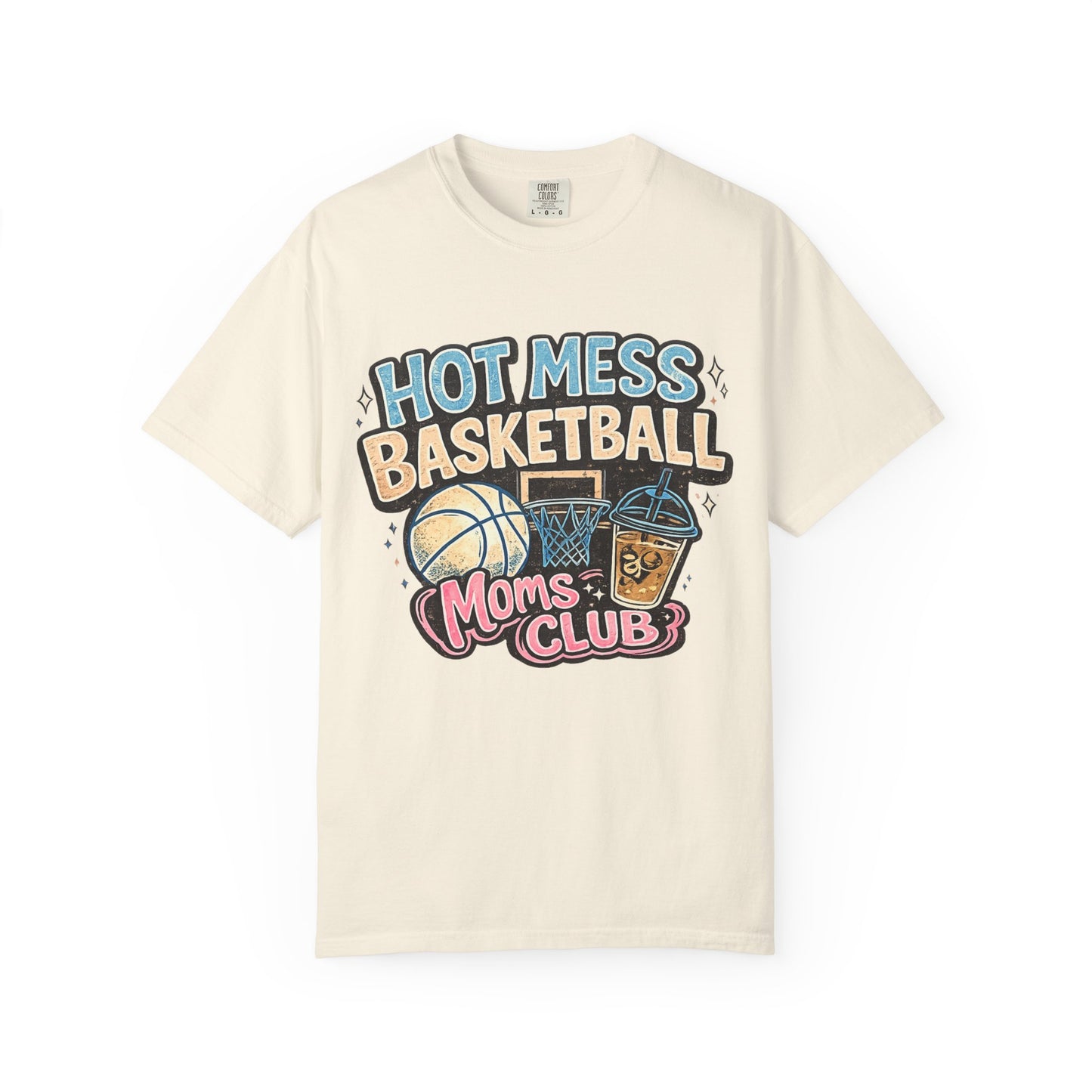 Hot Mess Basketball Moms' Club T-Shirt