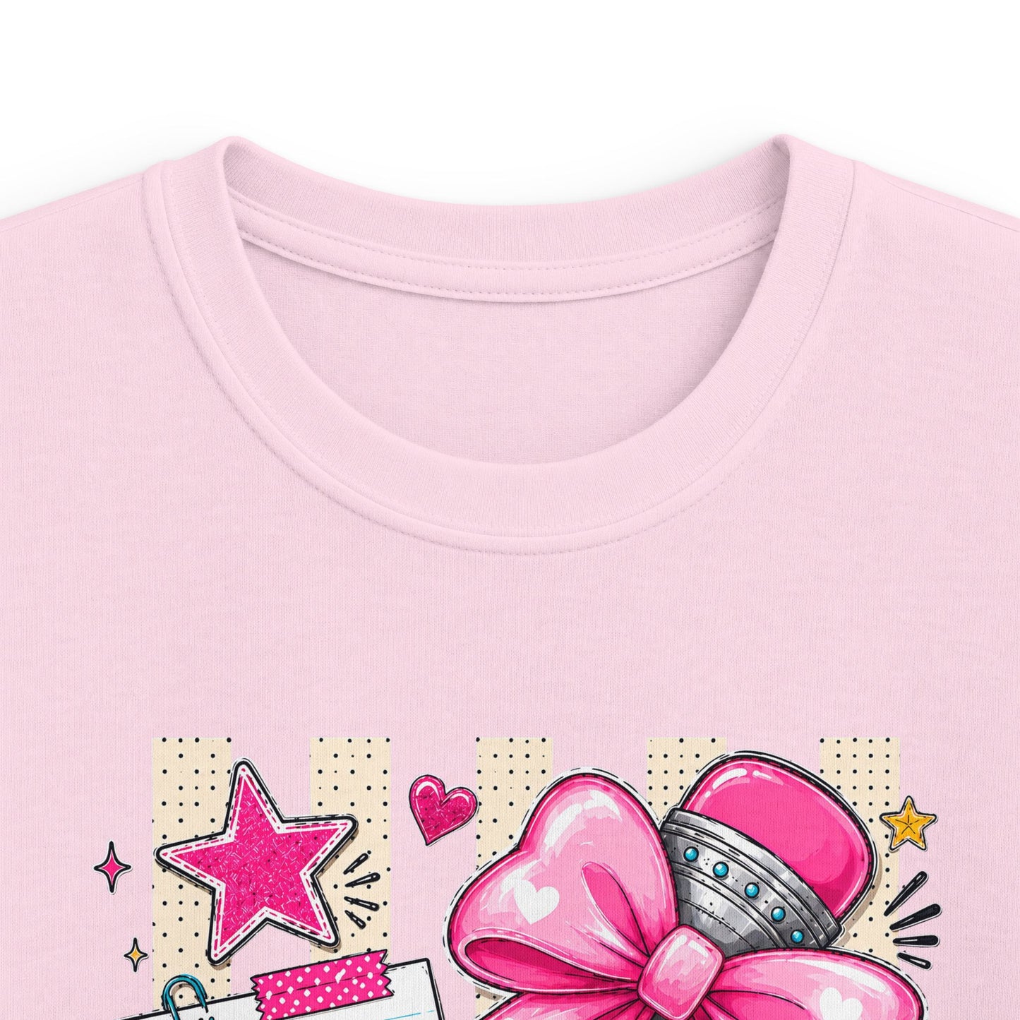 Second Grade Kids T-Shirt – Pink Bow Back-to-School Tee