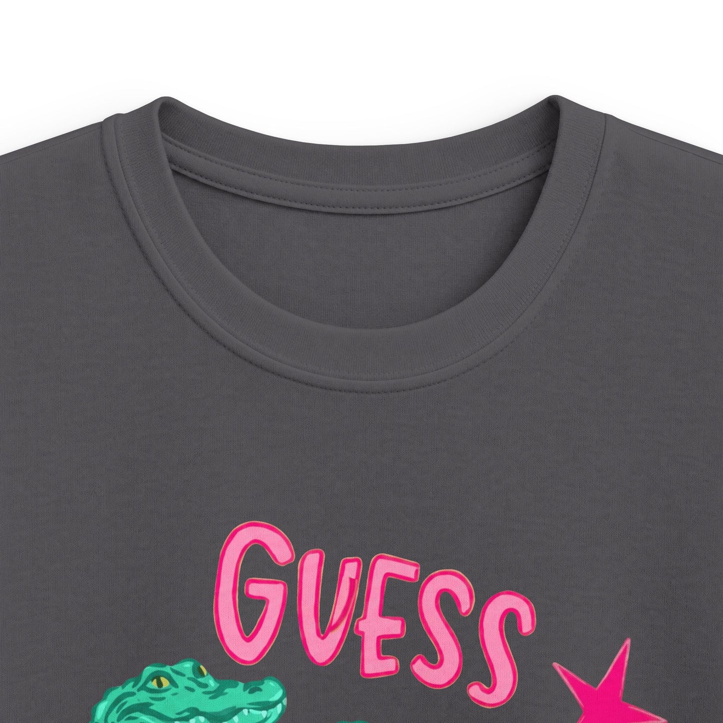 Kids Tee — 'Guess Who's Back' Crocodile Graphic Shirt