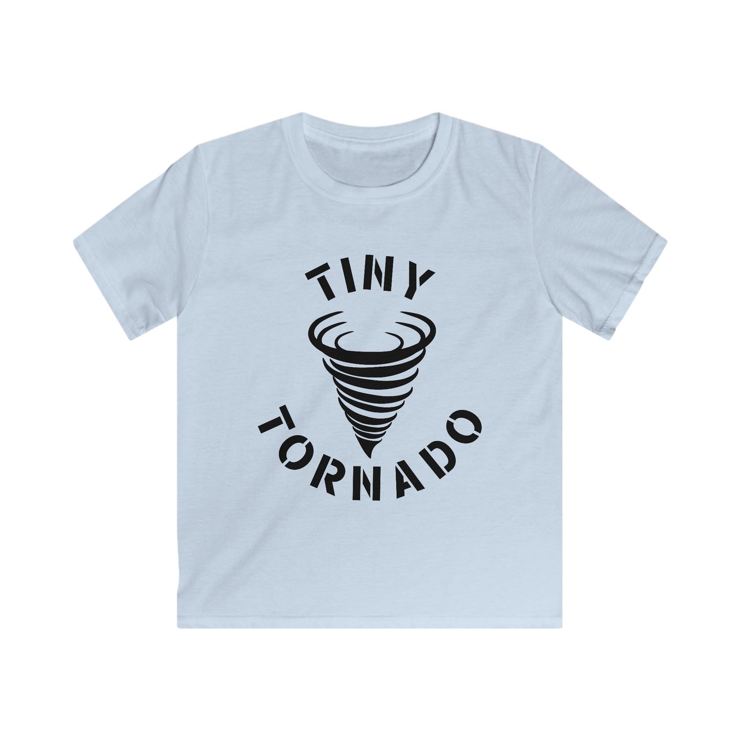 Tiny Tornado Kids T‑Shirt — Cute Storm Graphic Tee for Toddlers & Little Kids
