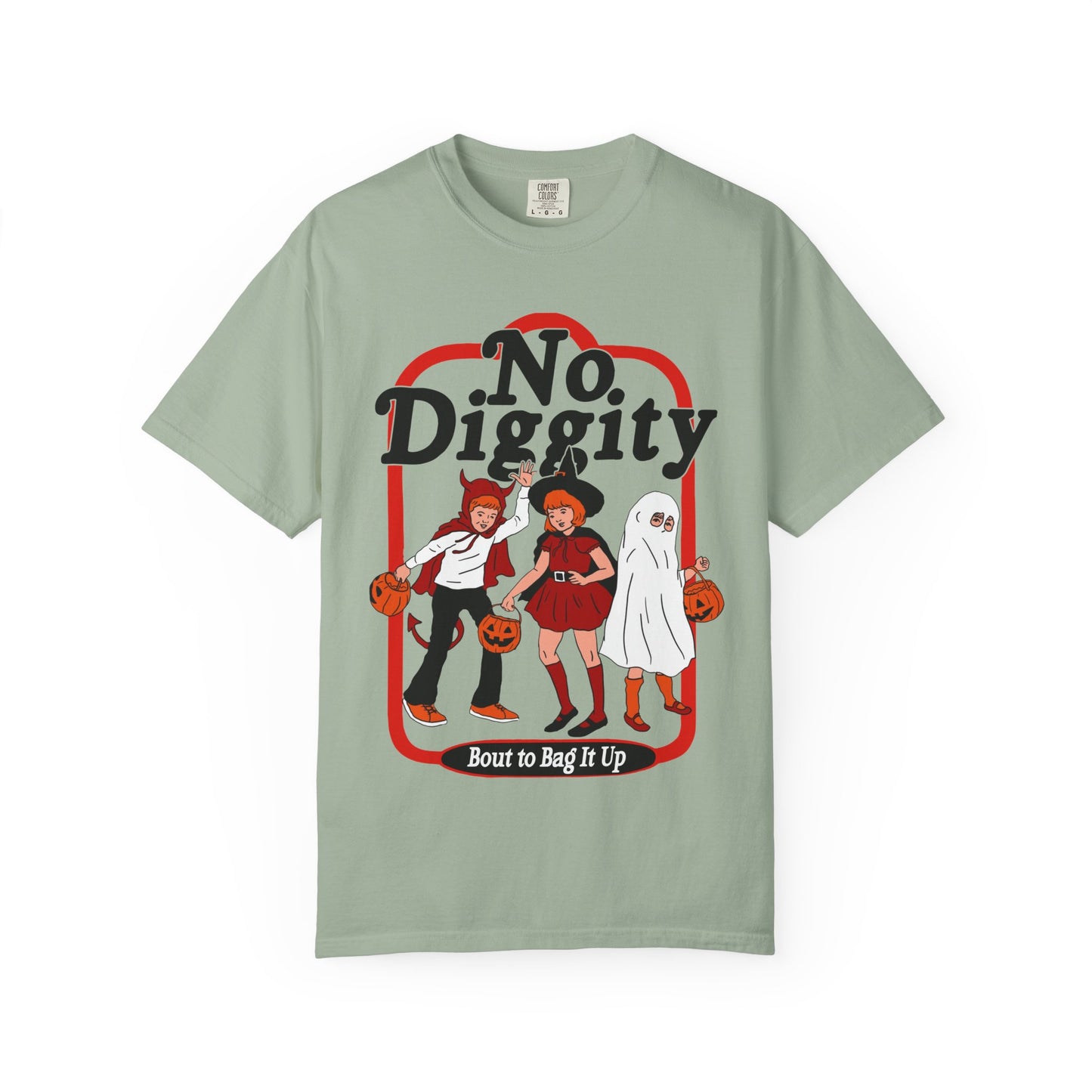 No Diggity Halloween T-Shirt — Retro Kids Trick-or-Treat Graphic Tee