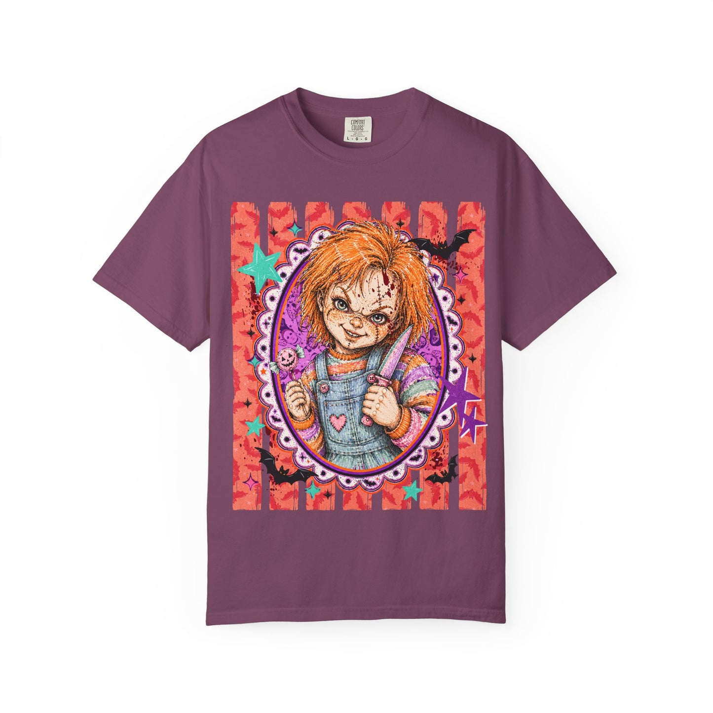 Chucky Doll Graphic T-Shirt — Retro Horror Movie Tee