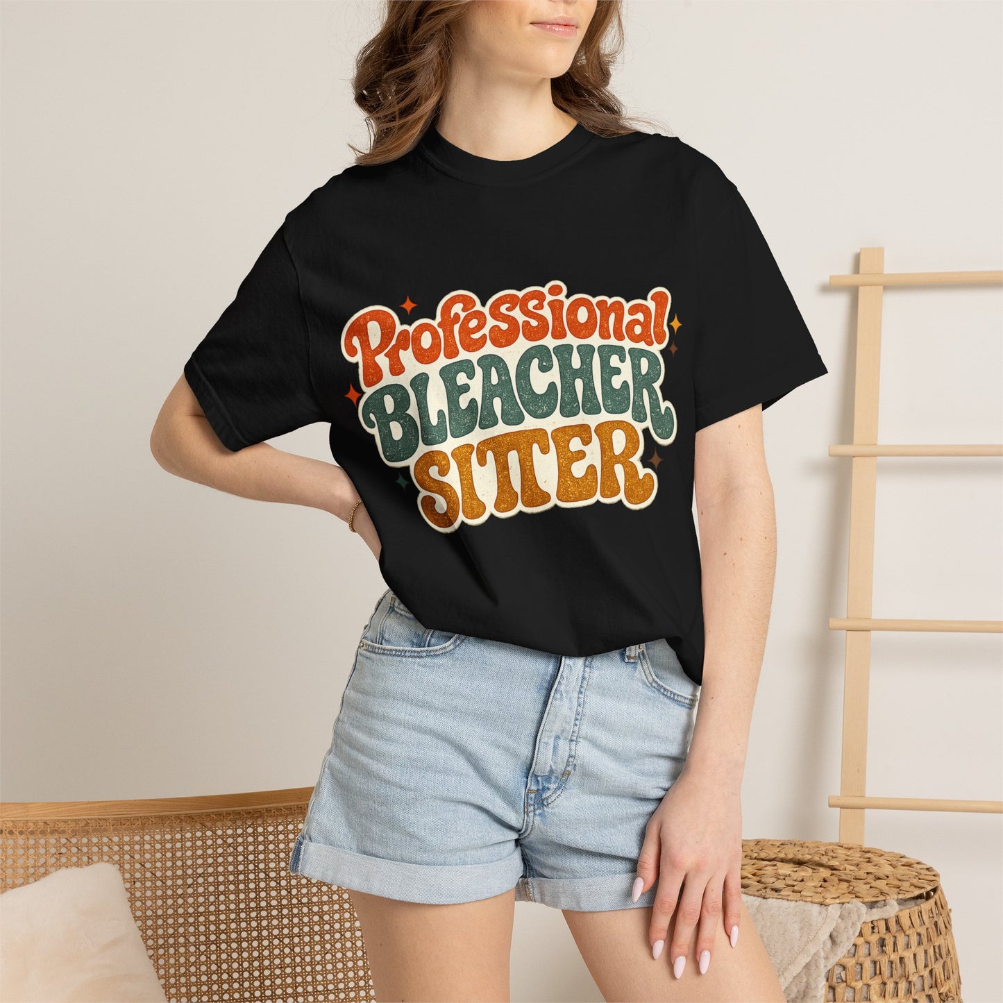 Professional Bleacher Sitter T‑Shirt — Retro Sports Fan Tee