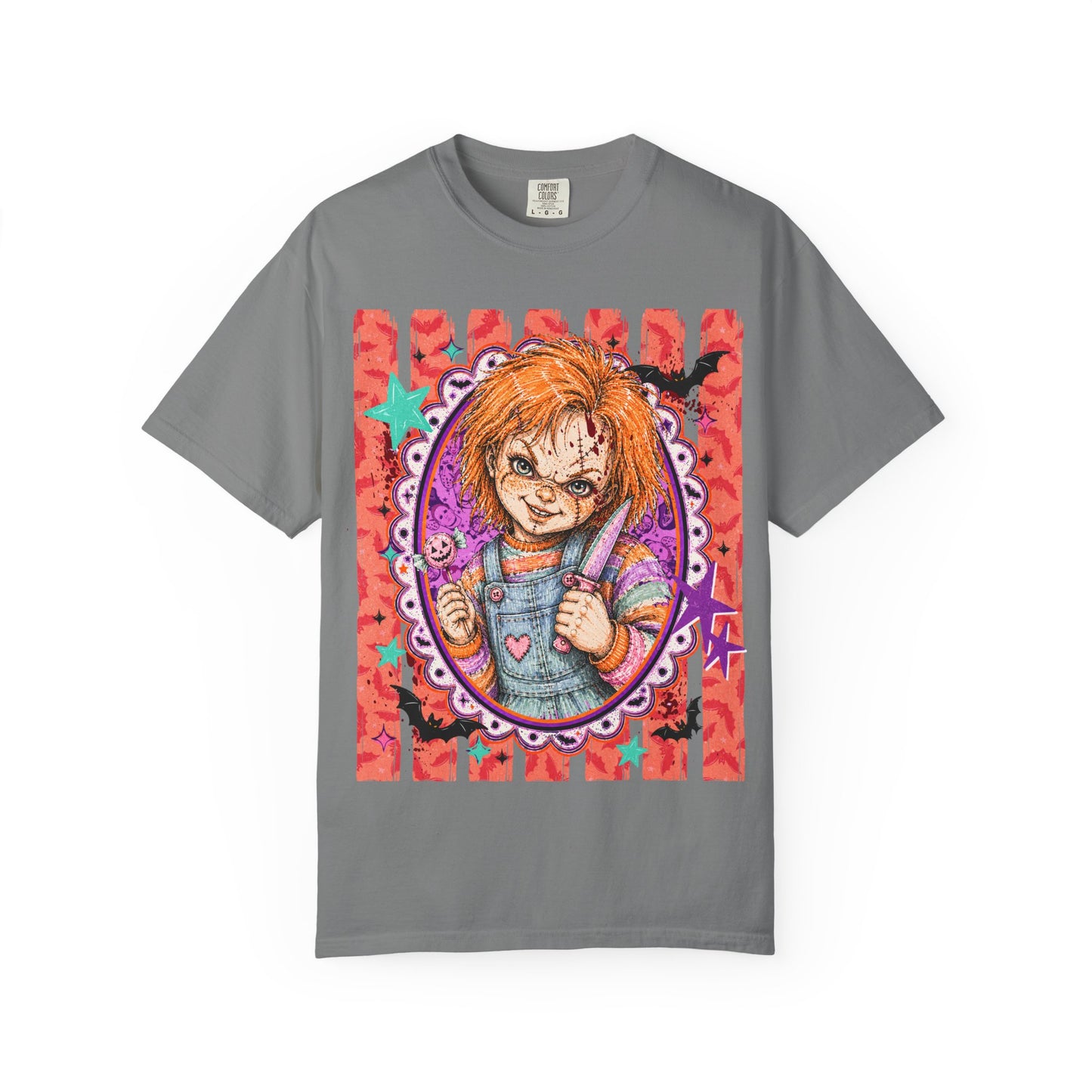 Chucky Doll Graphic T-Shirt — Retro Horror Movie Tee