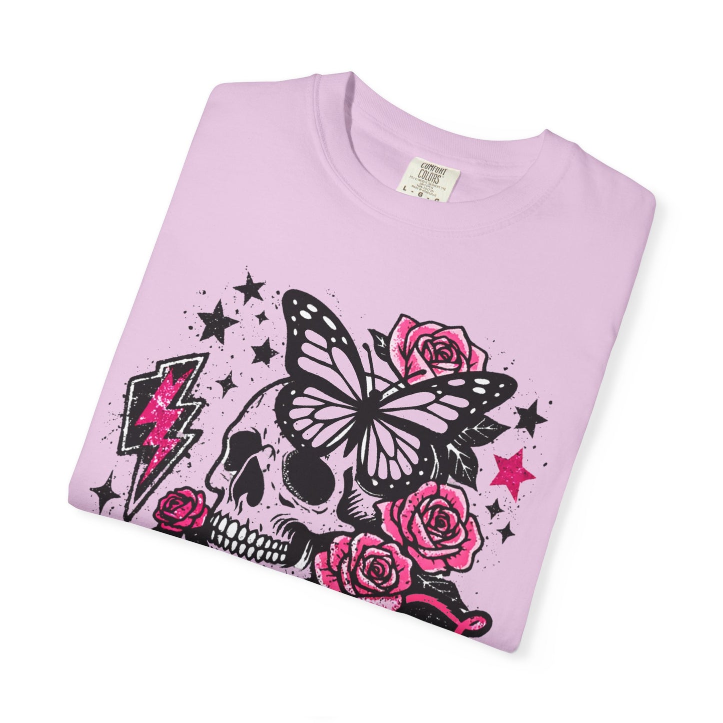 Skull & Roses Tee — "Undiagnosed but Something Ain't Right" Graphic T-Shirt