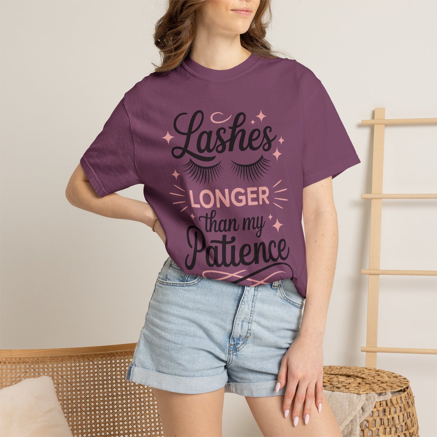 Lashes Longer Than My Patience T-shirt
