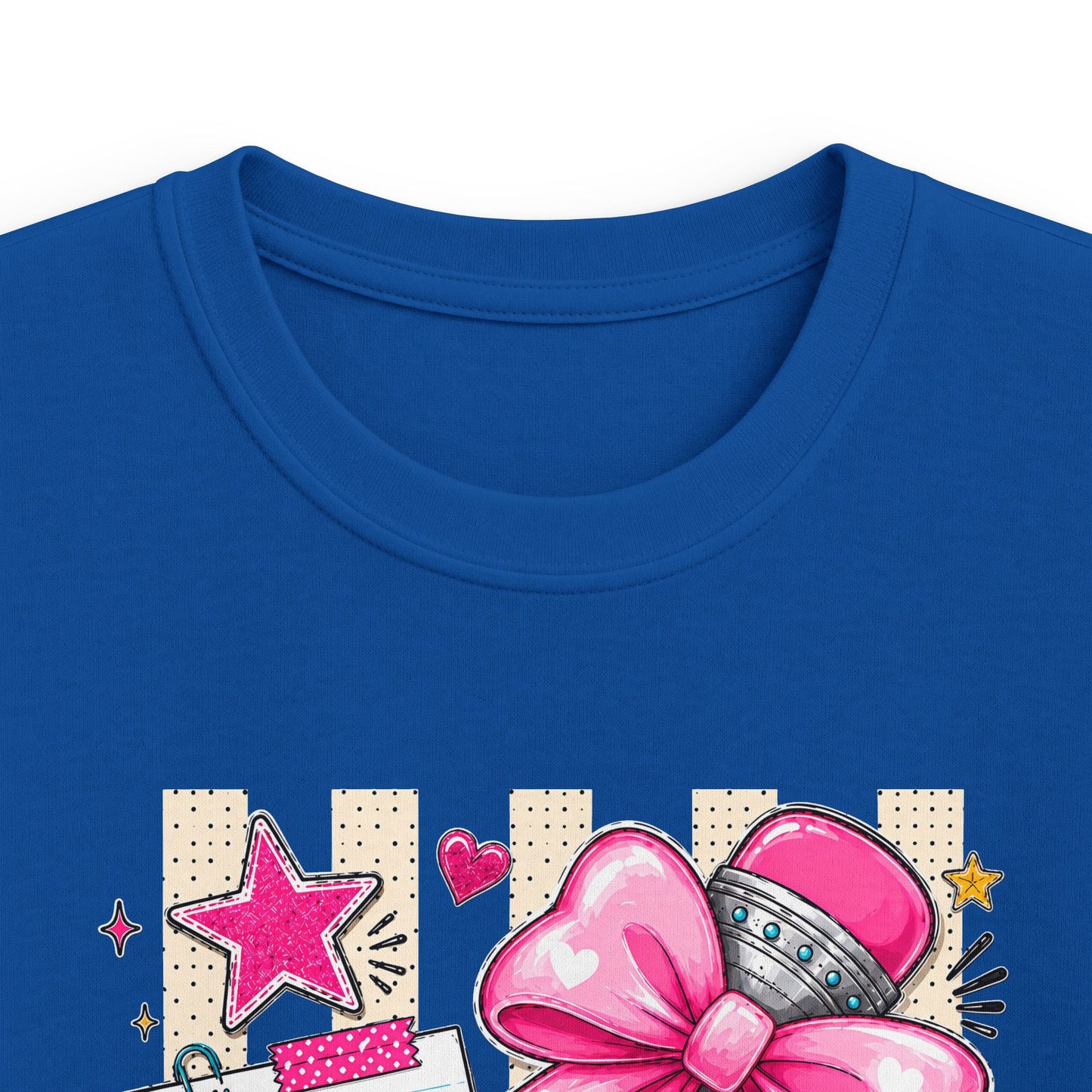 Second Grade Kids T-Shirt – Pink Bow Back-to-School Tee