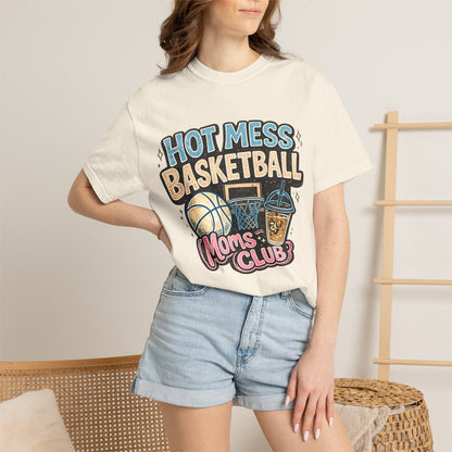 Hot Mess Basketball Moms' Club Graphic T-Shirt