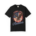 Long Live America T-Shirt — Vintage Bald Eagle Flag Graphic