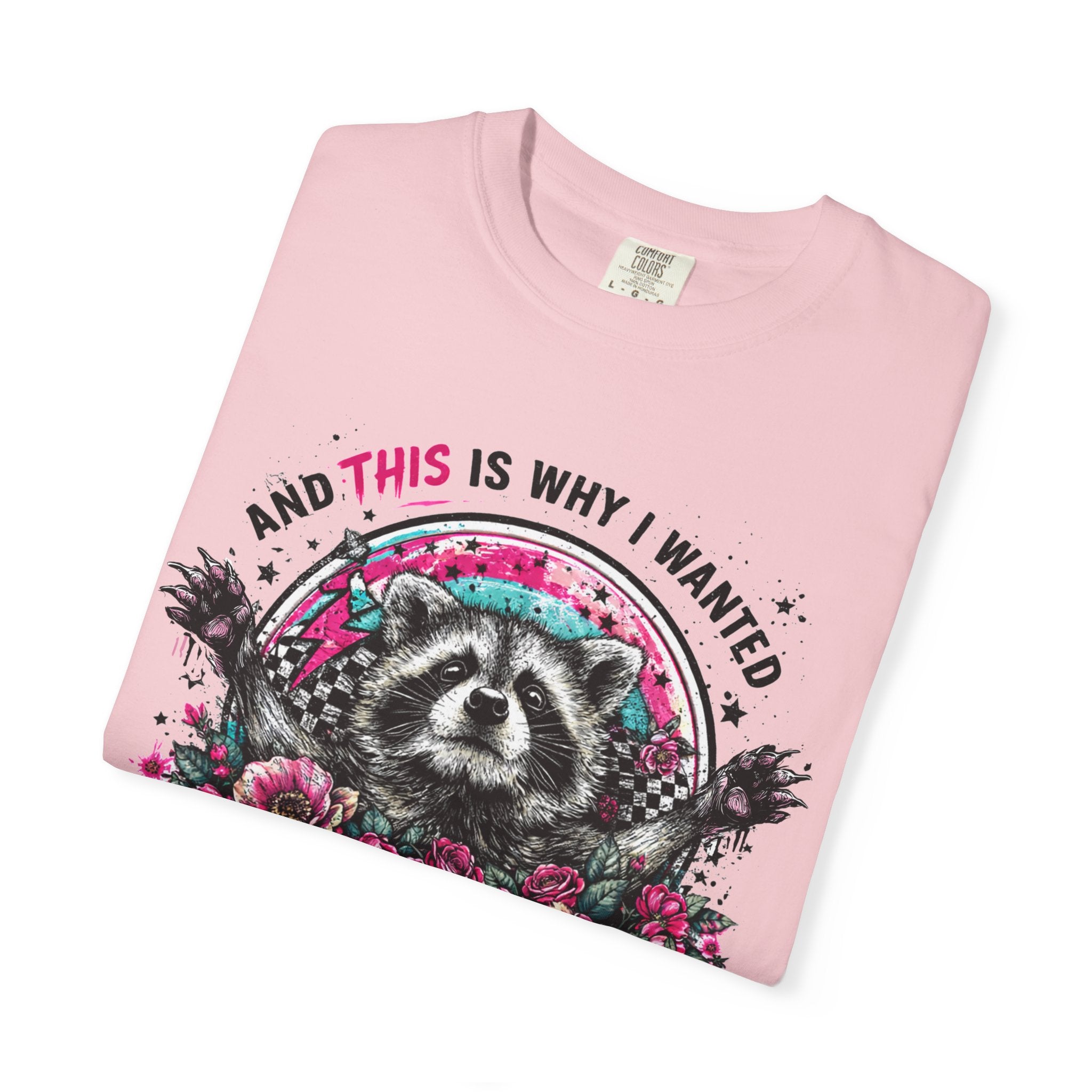 Raccoon "To Stay Home" Graphic T-Shirt