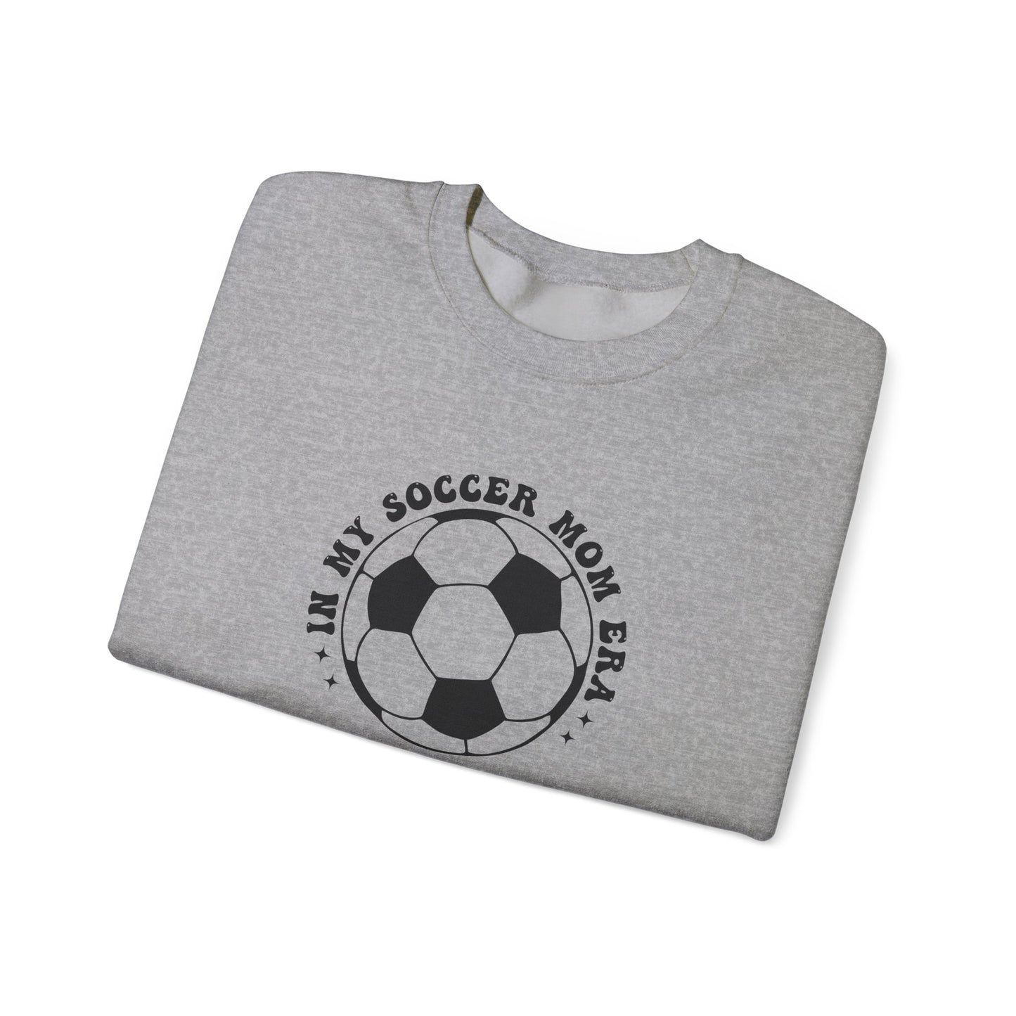 Soccer Mom Era Crewneck Sweatshirt — Retro Soccer Graphic