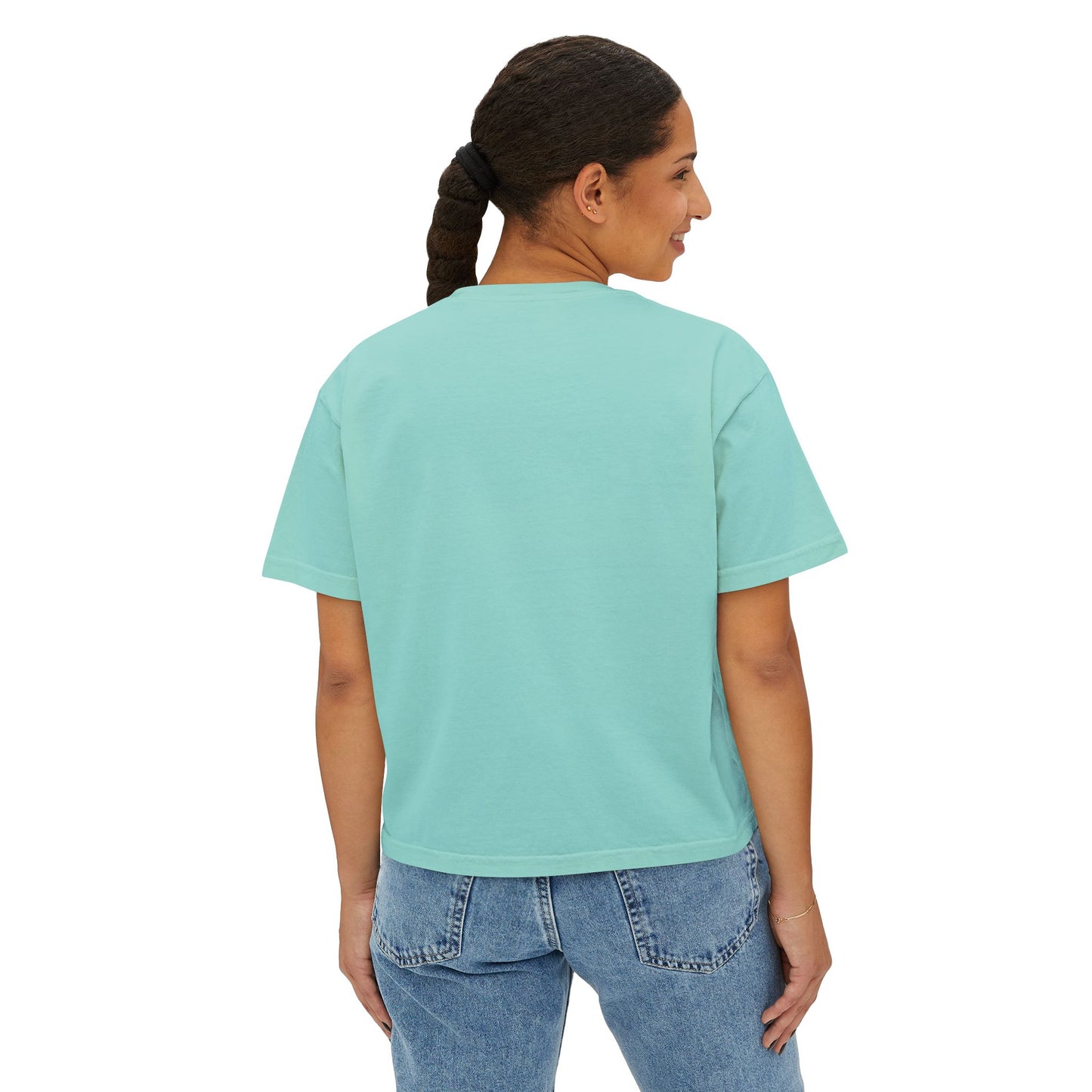 Women's Boxy Tee — Dolly-Inspired 'That's What I Want to Be When I Grow Up: Trash' Retro Graphic Tee
