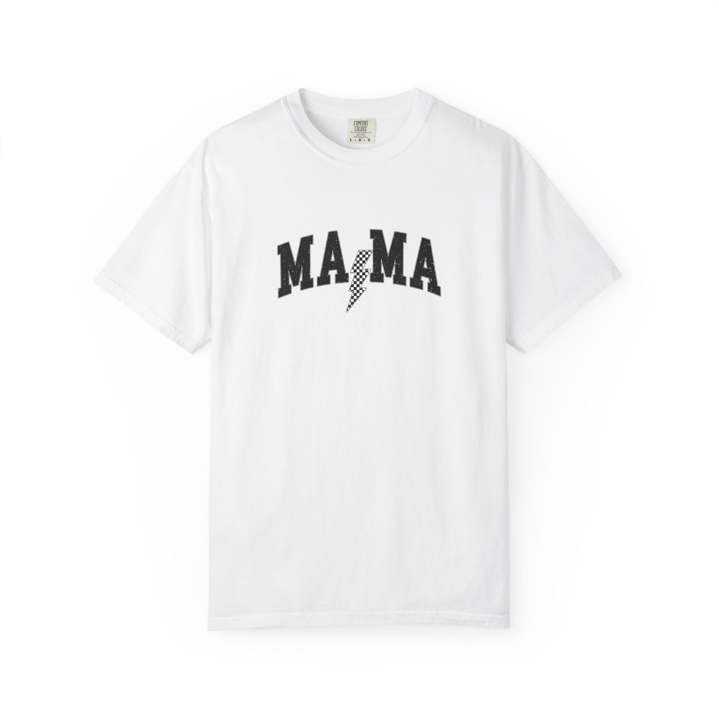 Mama Lightning T‑Shirt — “Running on School Pickup & Caffeine” Graphic Tee