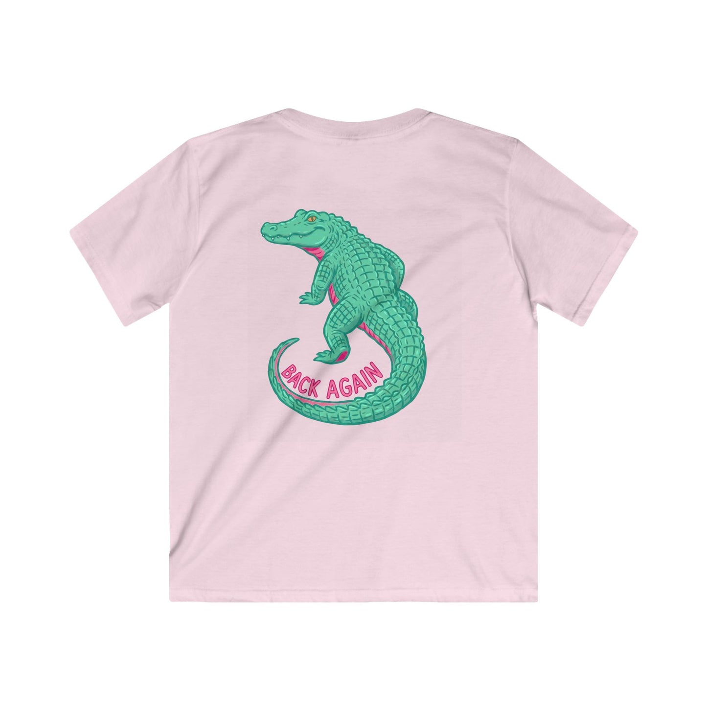 Kids Tee — 'Guess Who's Back' Crocodile Graphic Shirt
