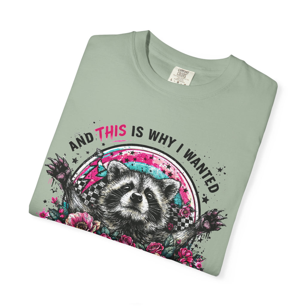 Raccoon "To Stay Home" Graphic T-Shirt