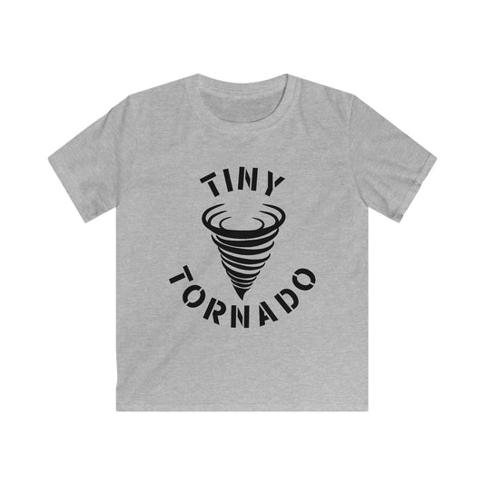 Tiny Tornado Kids T‑Shirt — Cute Storm Graphic Tee for Toddlers & Little Kids