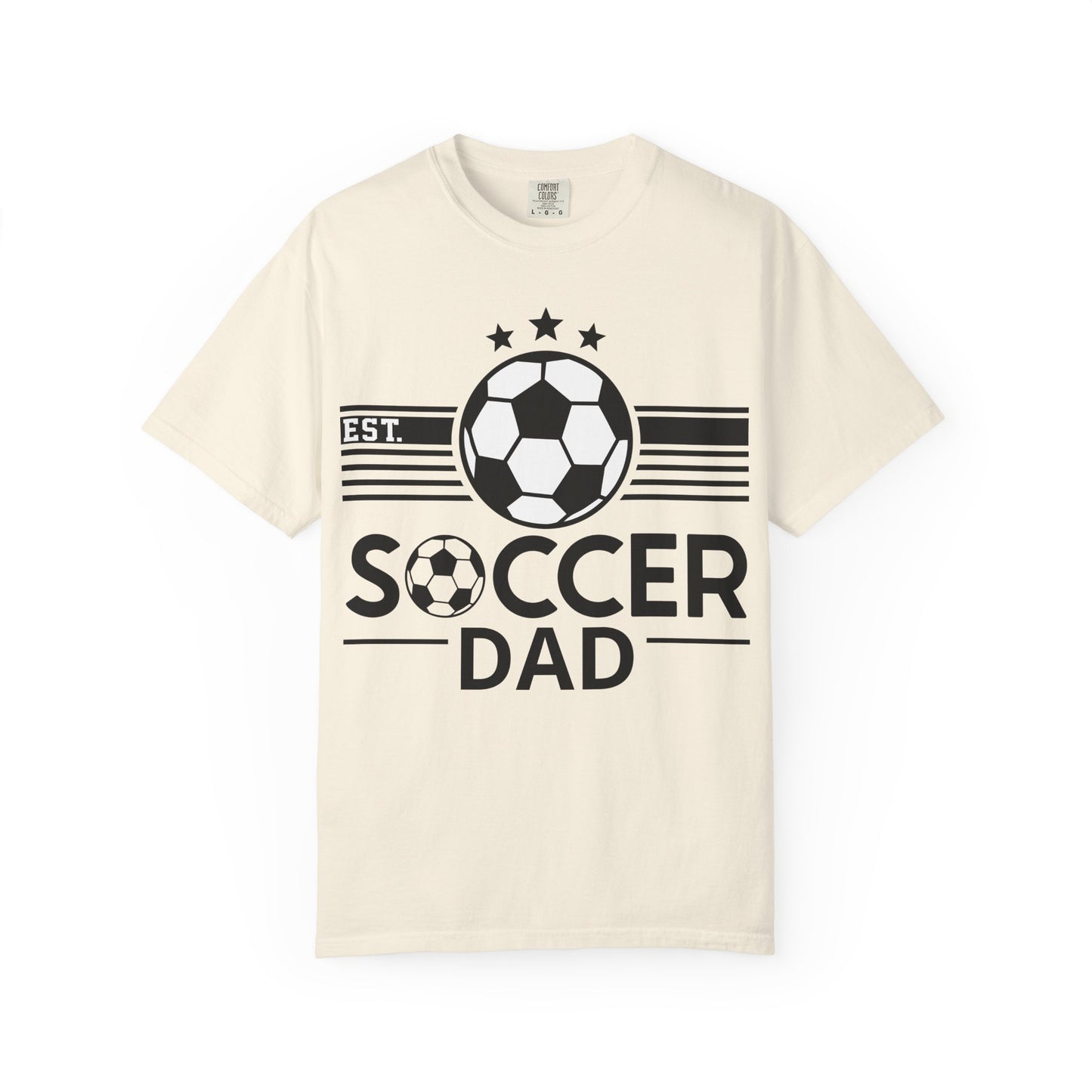 Soccer Dad T-Shirt — Vintage Soccer Ball Graphic Tee for Proud Dads