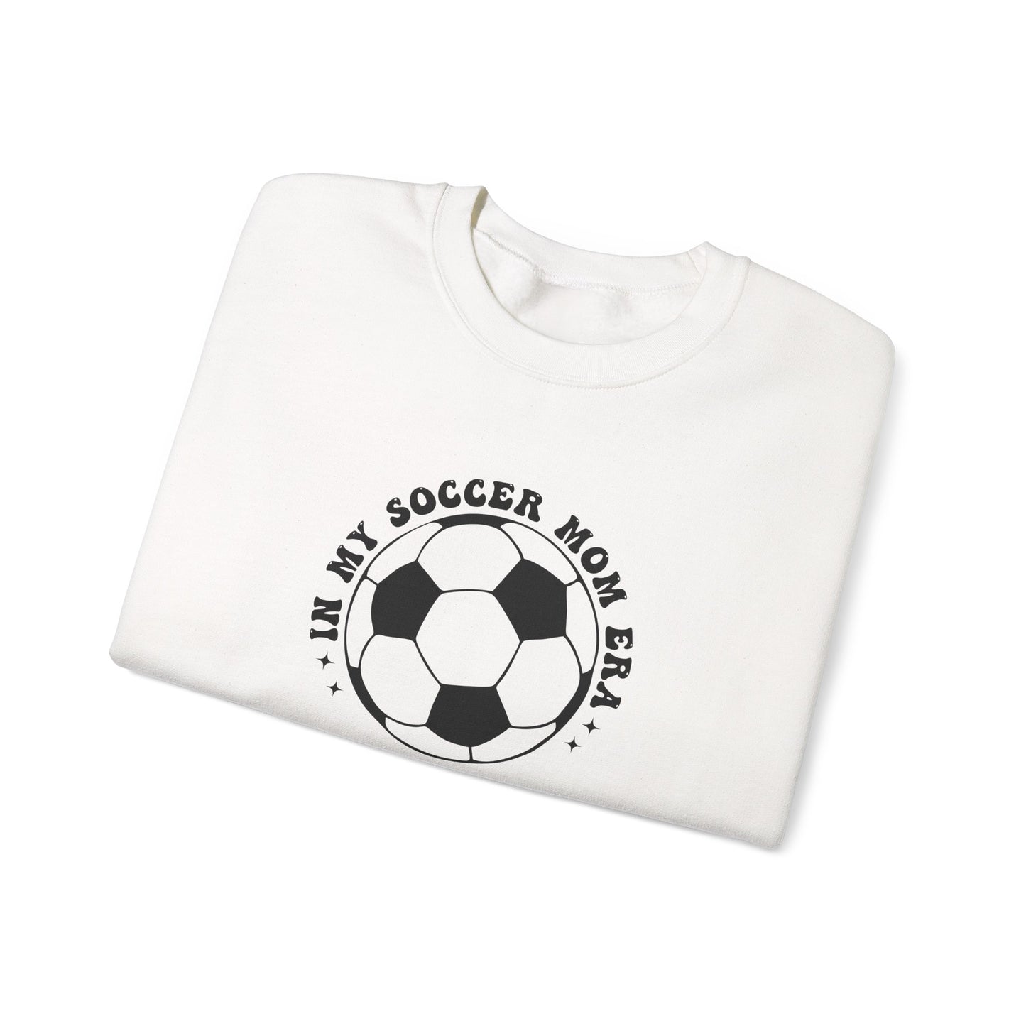Soccer Mom Era Crewneck Sweatshirt — Retro Soccer Graphic