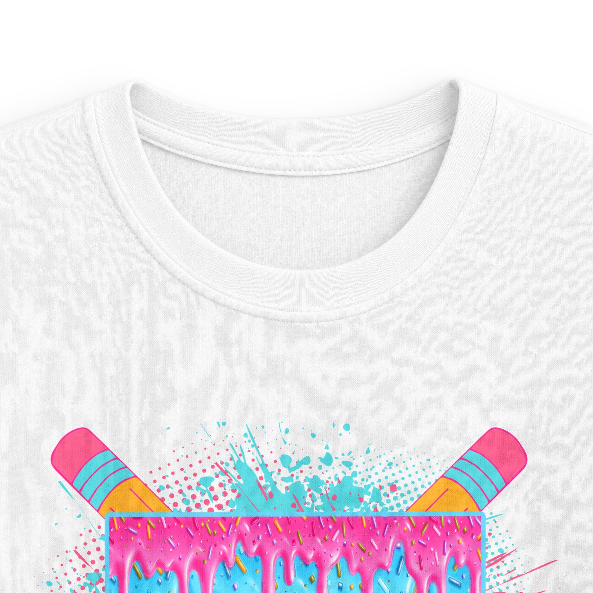 3rd Grade Vibes Kids T-Shirt — Colorful Back-to-School Design (Pencils & Drip)