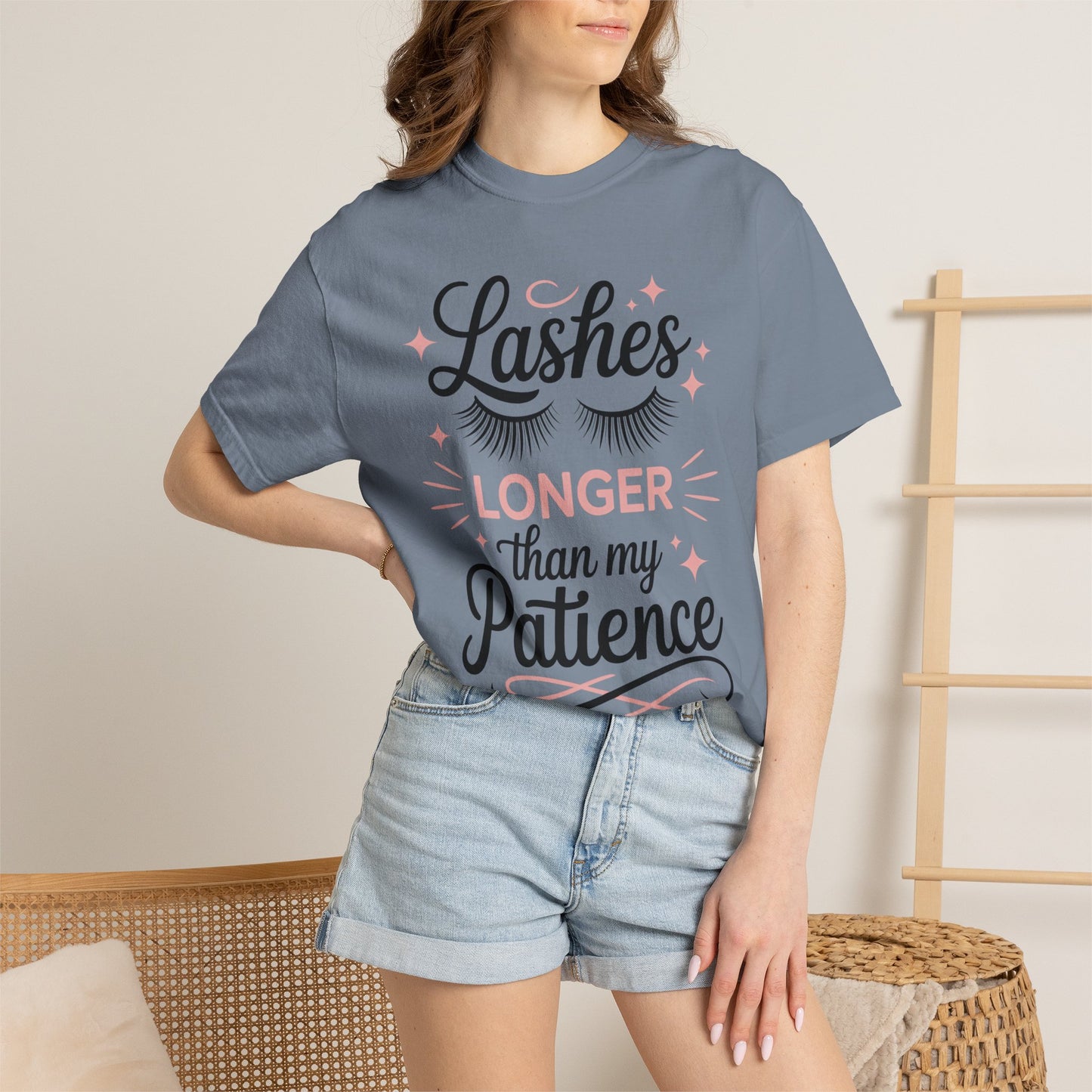 Lashes Longer Than My Patience T-shirt