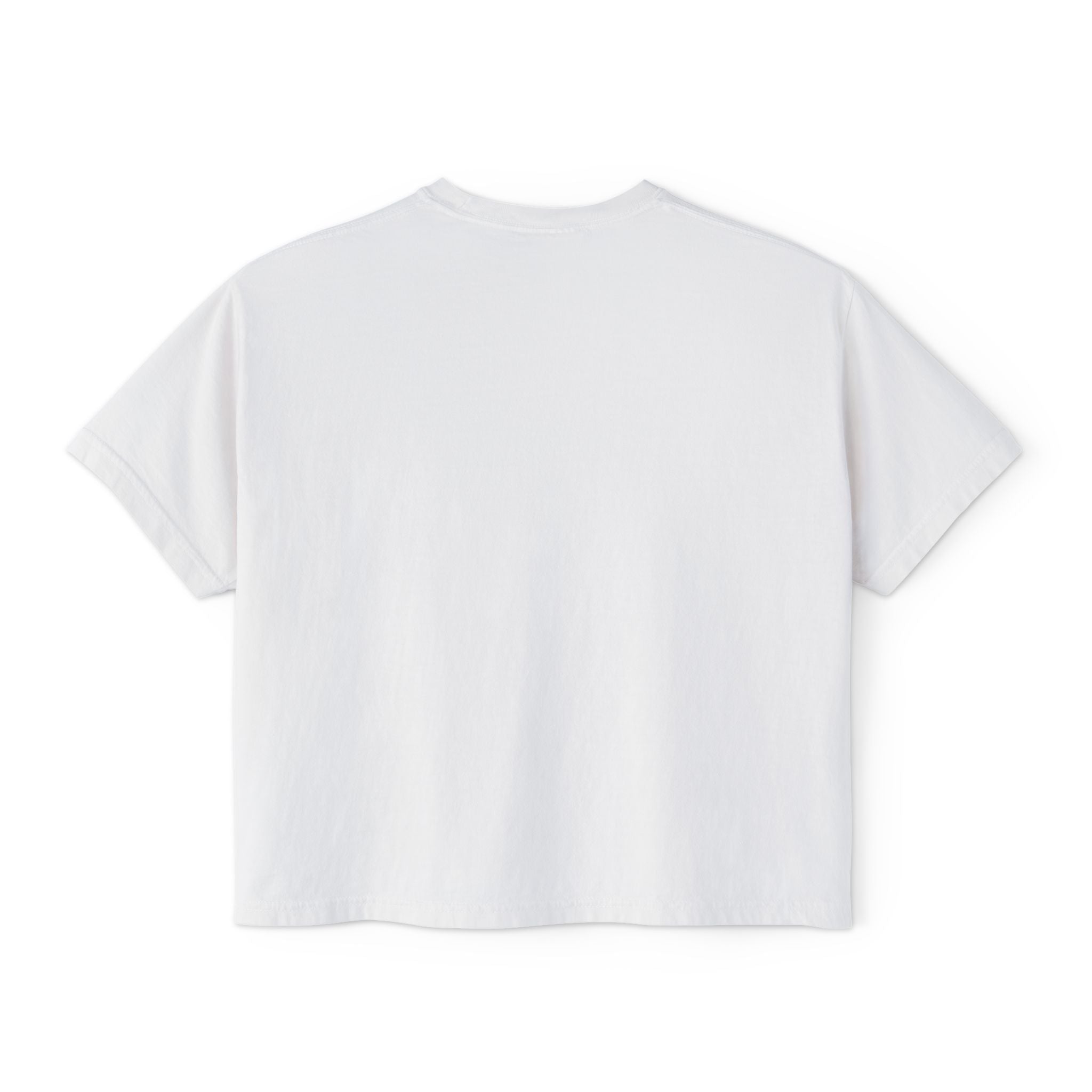 Born Free but Expensive Boxy Tee — Patriotic Vintage Pinup Women's T‑Shirt