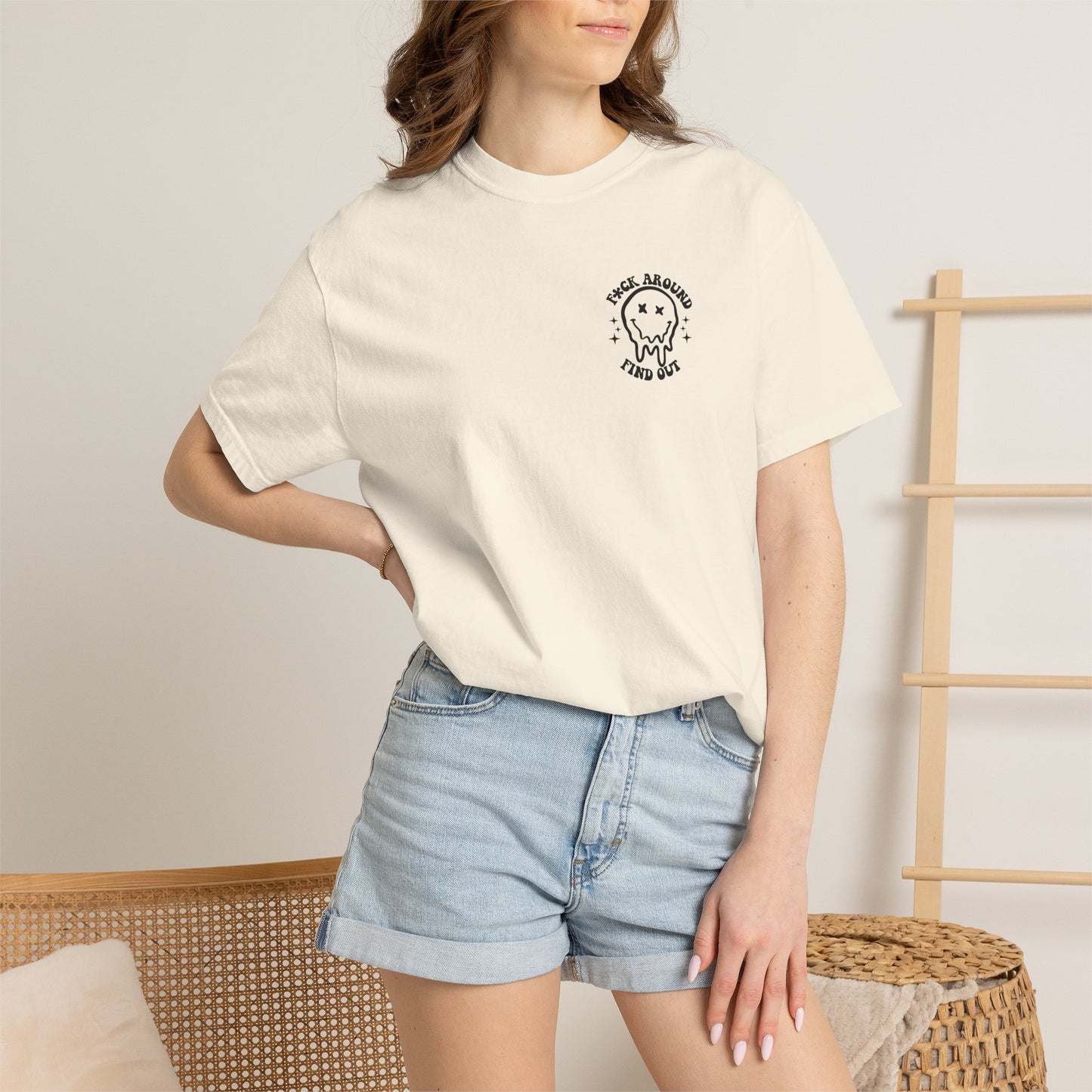 Feral Mama T-Shirt — "Just a Feral Mama Raising Feral Children" Graphic Tee