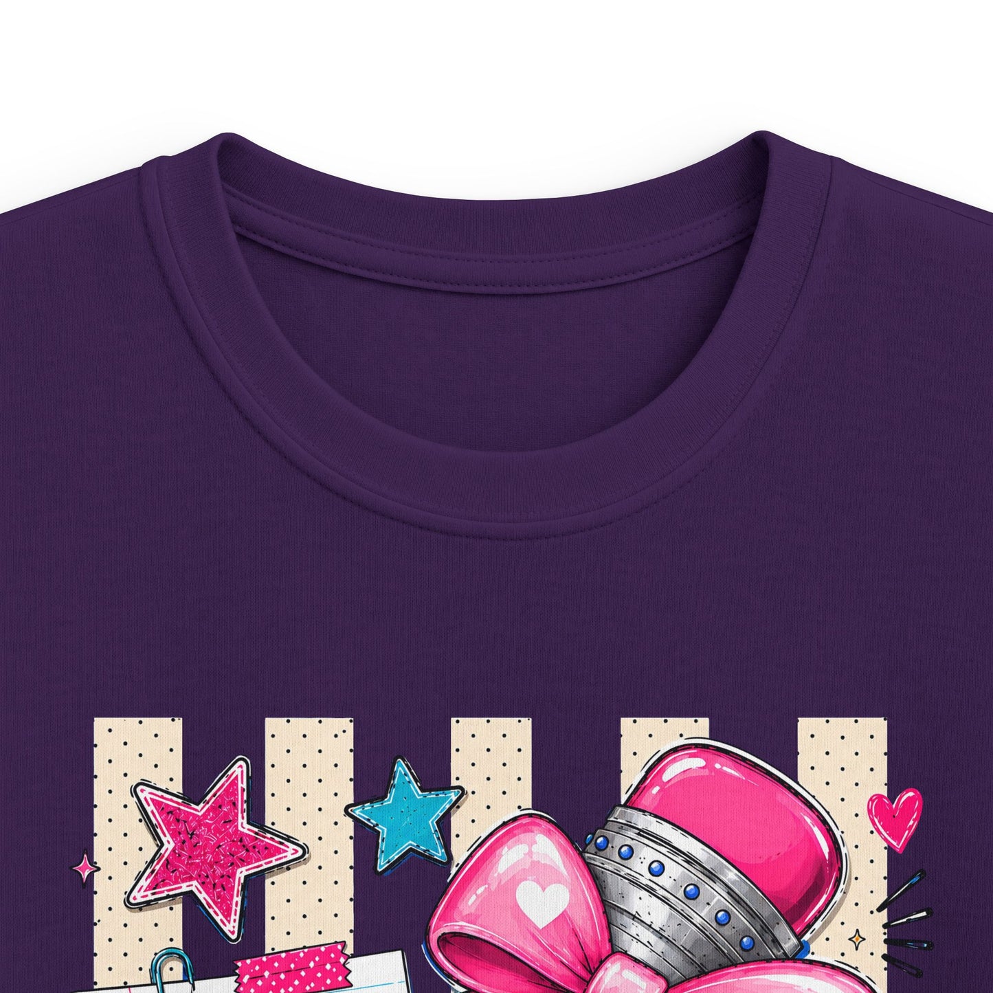 Pre-K Kids T-Shirt — Cute Pink Microphone & Pencil Back-to-School Tee