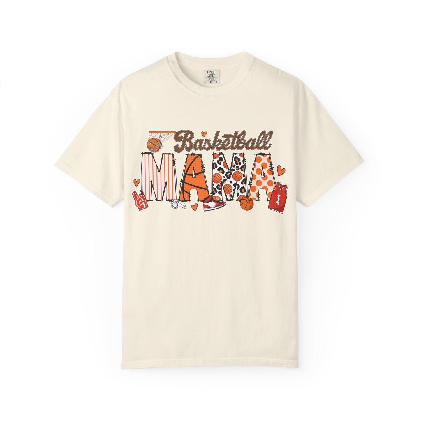 Basketball Mama T-Shirt — Cute Sports Mom Tee with Basketball Graphic