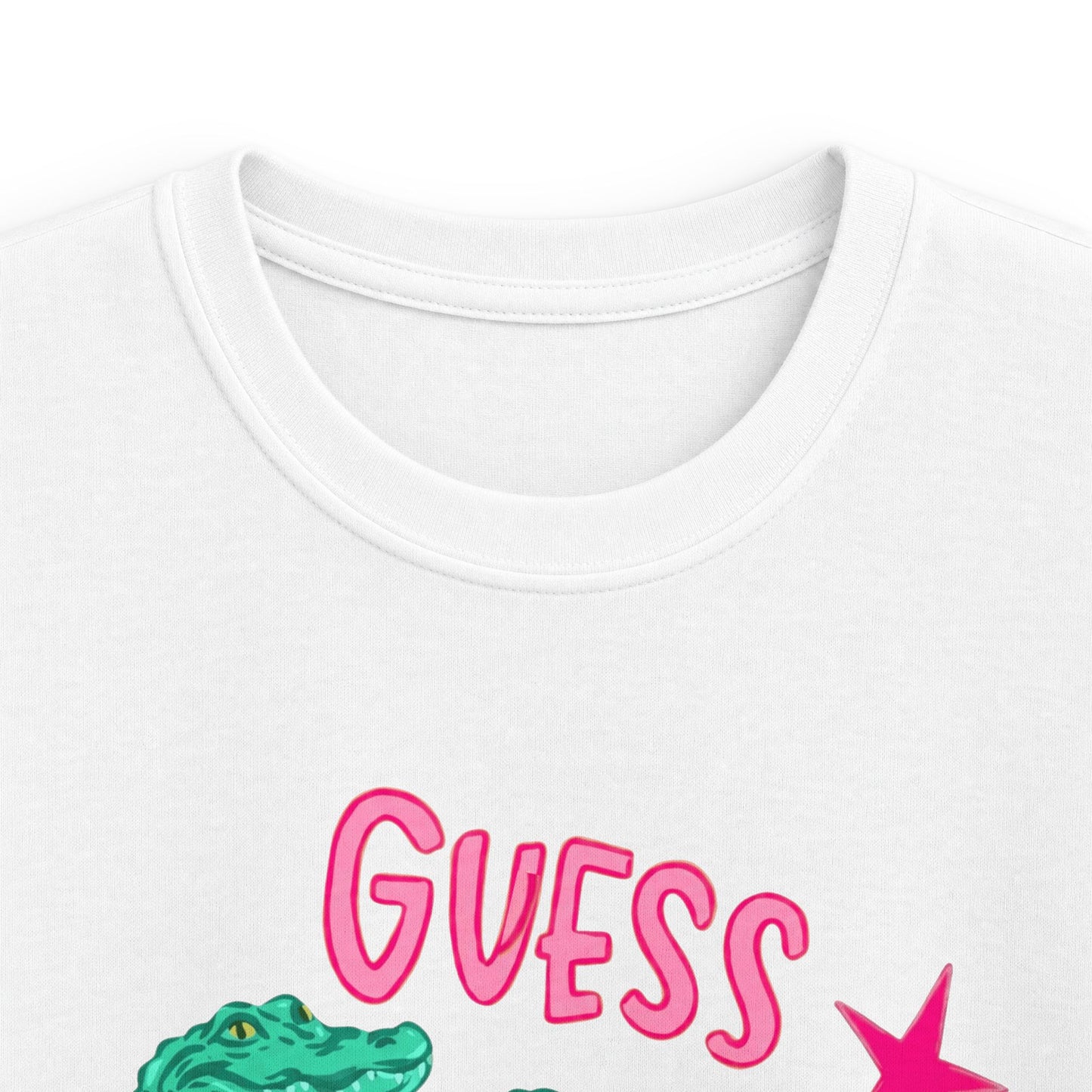 Kids Tee — 'Guess Who's Back' Crocodile Graphic Shirt