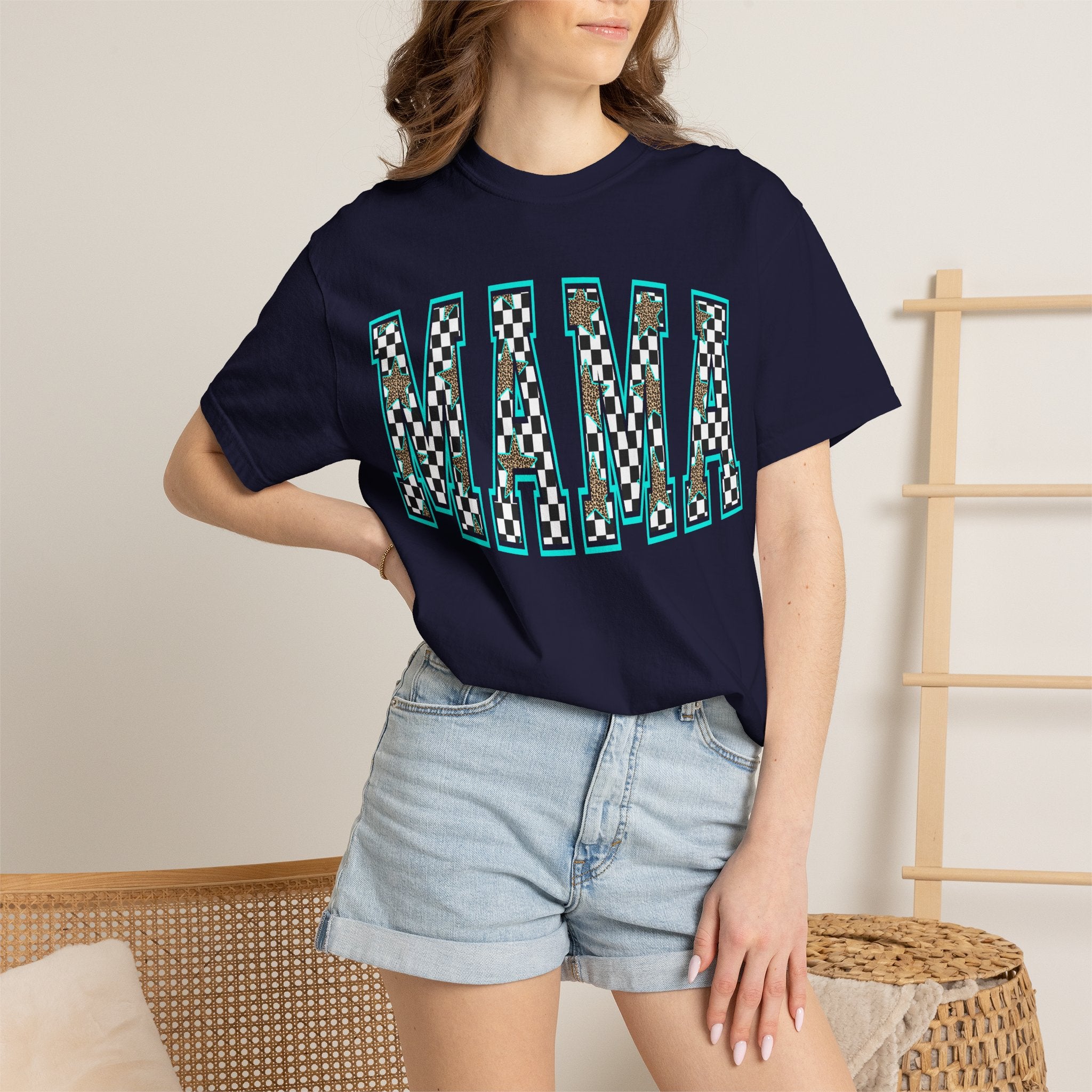Kiawah Checkerboard Graphic T-Shirt — Beach Vibes Surf Tee