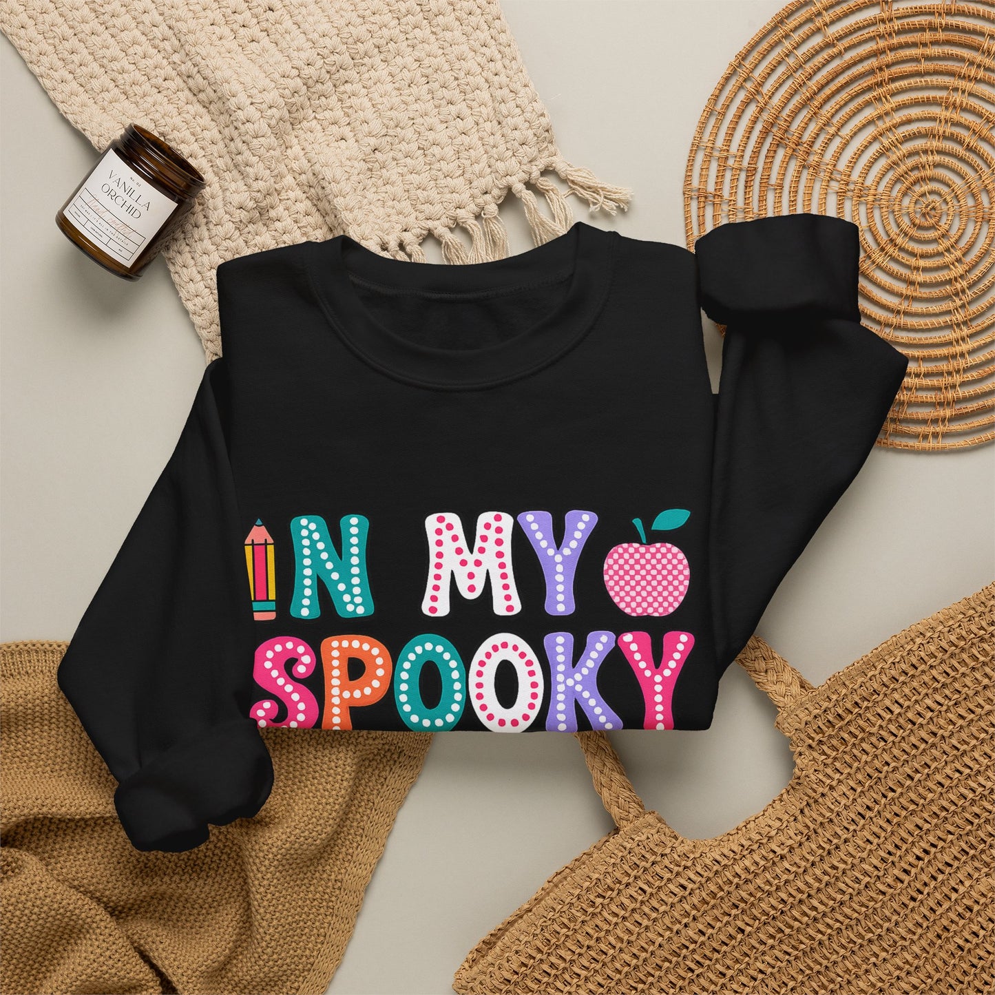 Teacher Sweatshirt — "In My Spooky Teacher Era" Halloween Crewneck