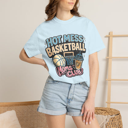 Hot Mess Basketball Moms' Club Graphic T-Shirt