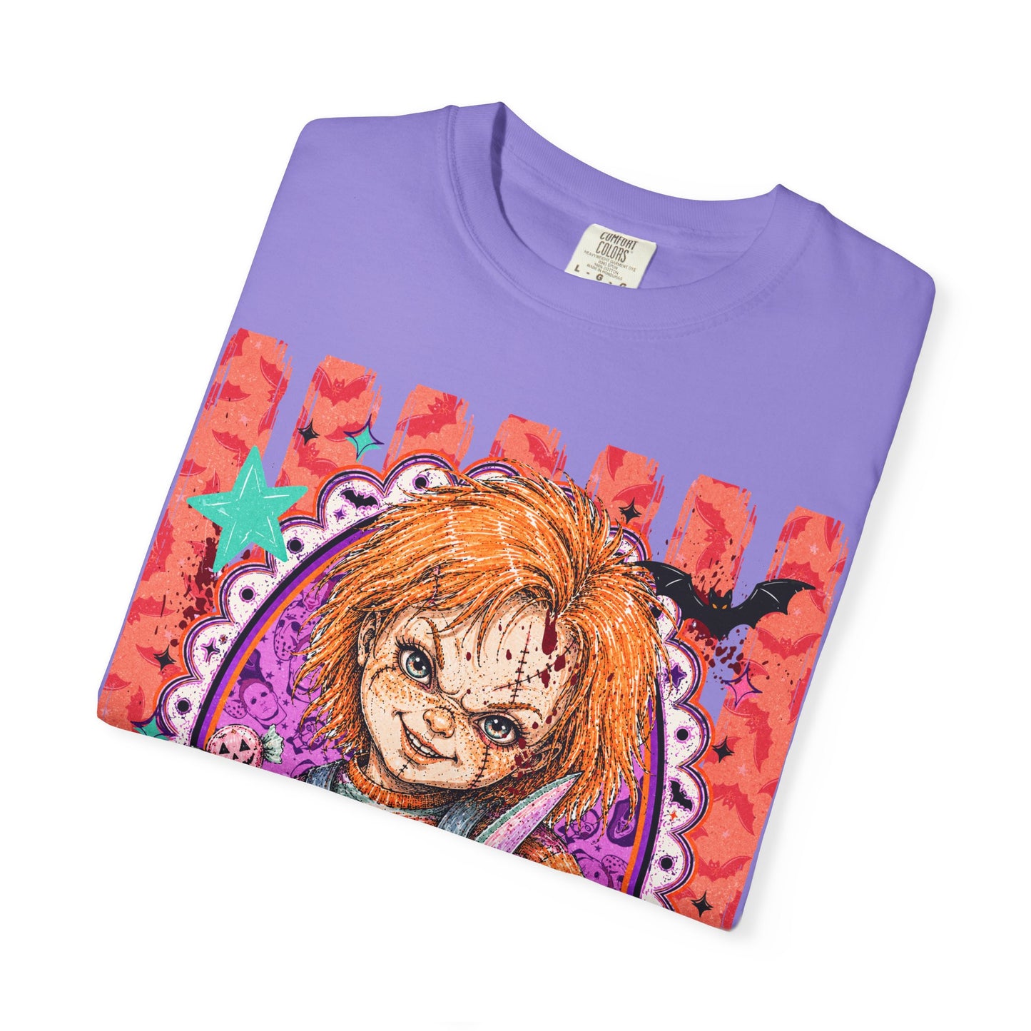 Chucky Doll Graphic T-Shirt — Retro Horror Movie Tee
