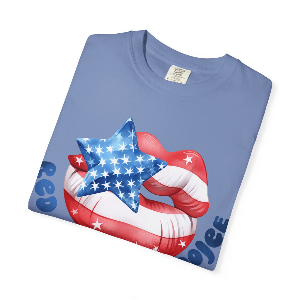 Patriotic "Red, White & Boogie" Graphic T-Shirt