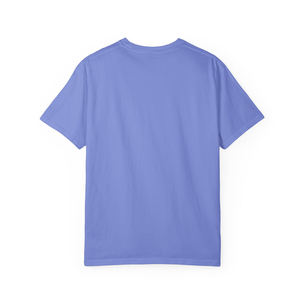 Imagine Caring More T-Shirt — Retro Neon Skeleton Graphic Tee