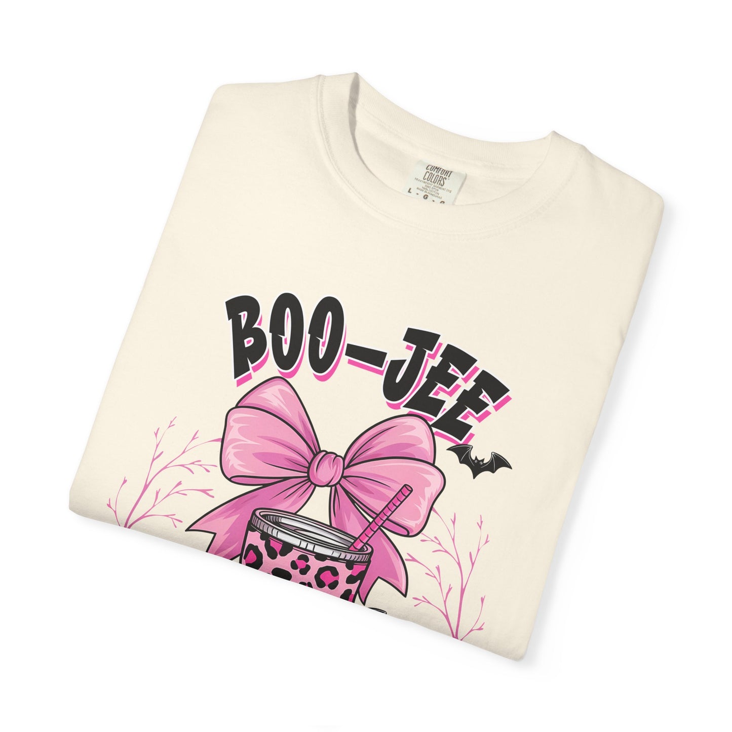Boo-jee Mama T-Shirt — Pink Leopard Skull Coffee Travel Mug Graphic Tee