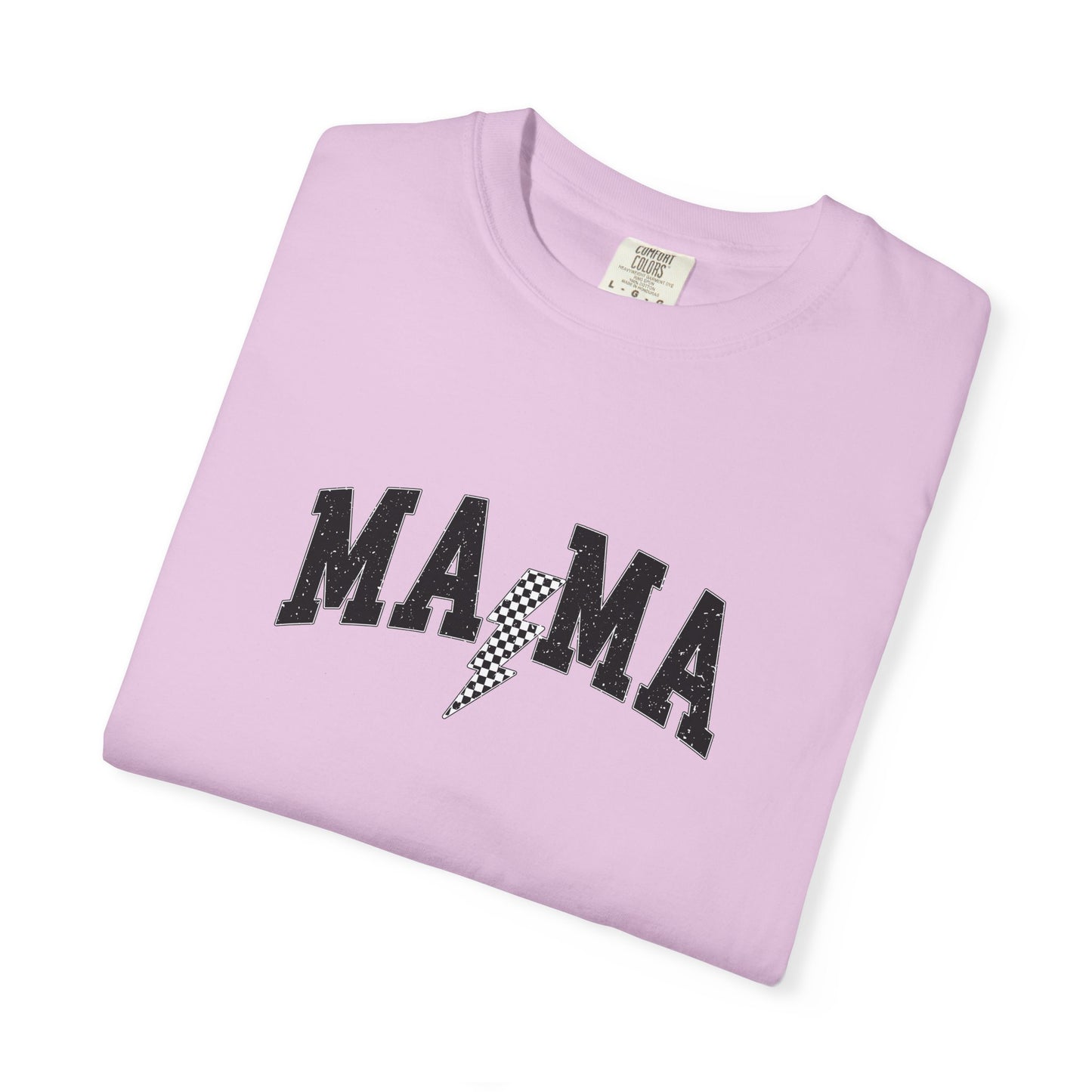 Mama Lightning T‑Shirt — “Running on School Pickup & Caffeine” Graphic Tee