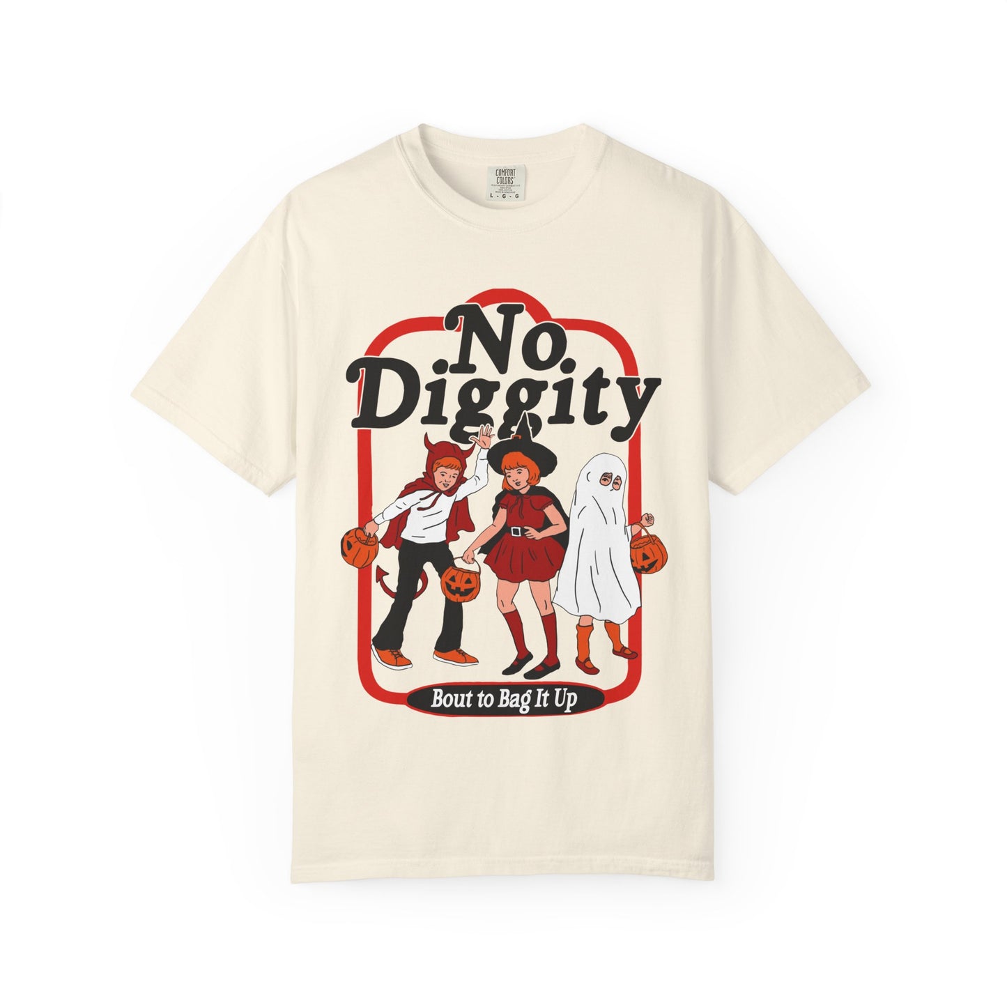No Diggity Halloween T-Shirt — Retro Kids Trick-or-Treat Graphic Tee